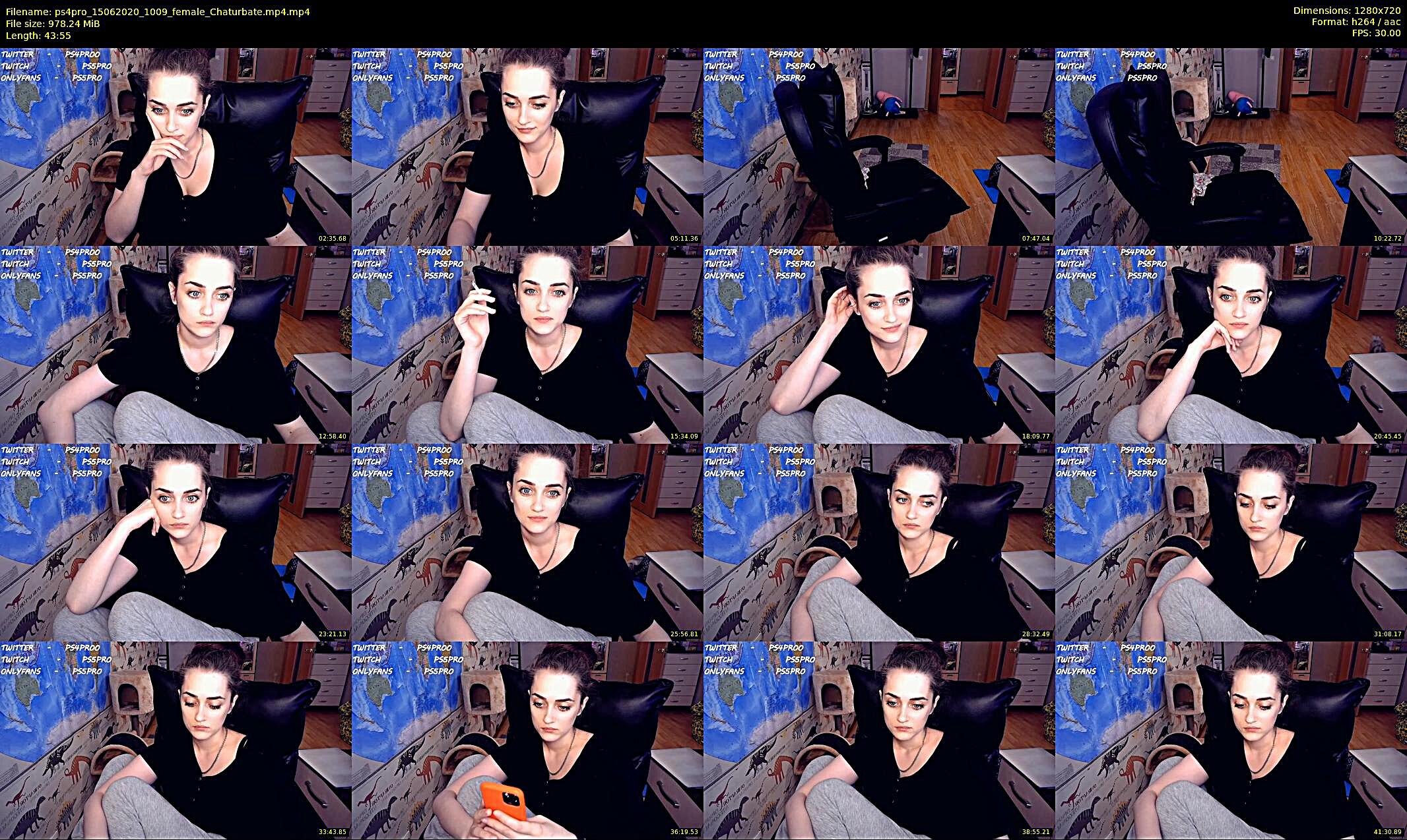ps4pro — 44 minute Chaturbate female cam show recording, 720p, Jun 15, 2020