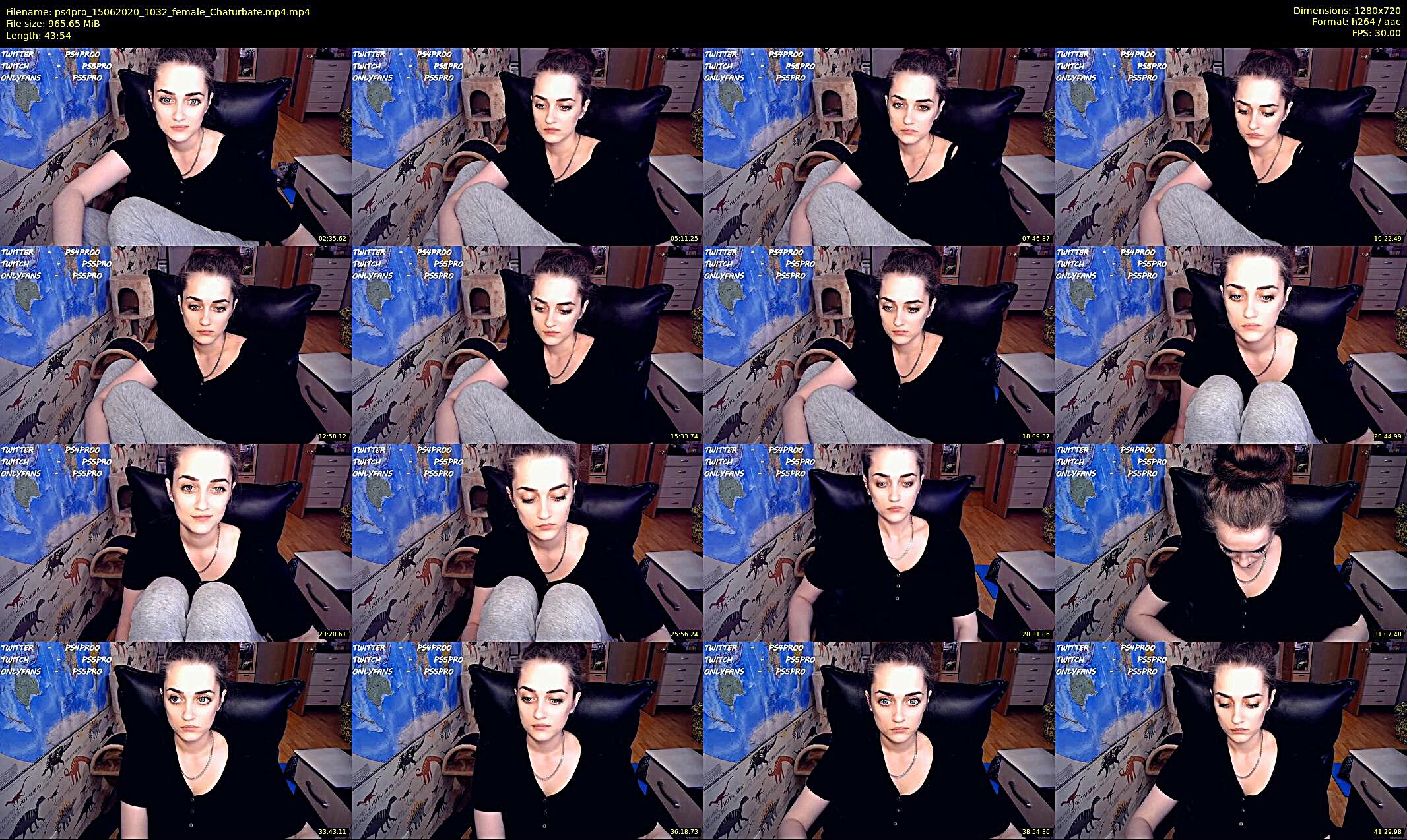 ps4pro — 44 minute Chaturbate female cam show recording, 720p, Jun 15, 2020