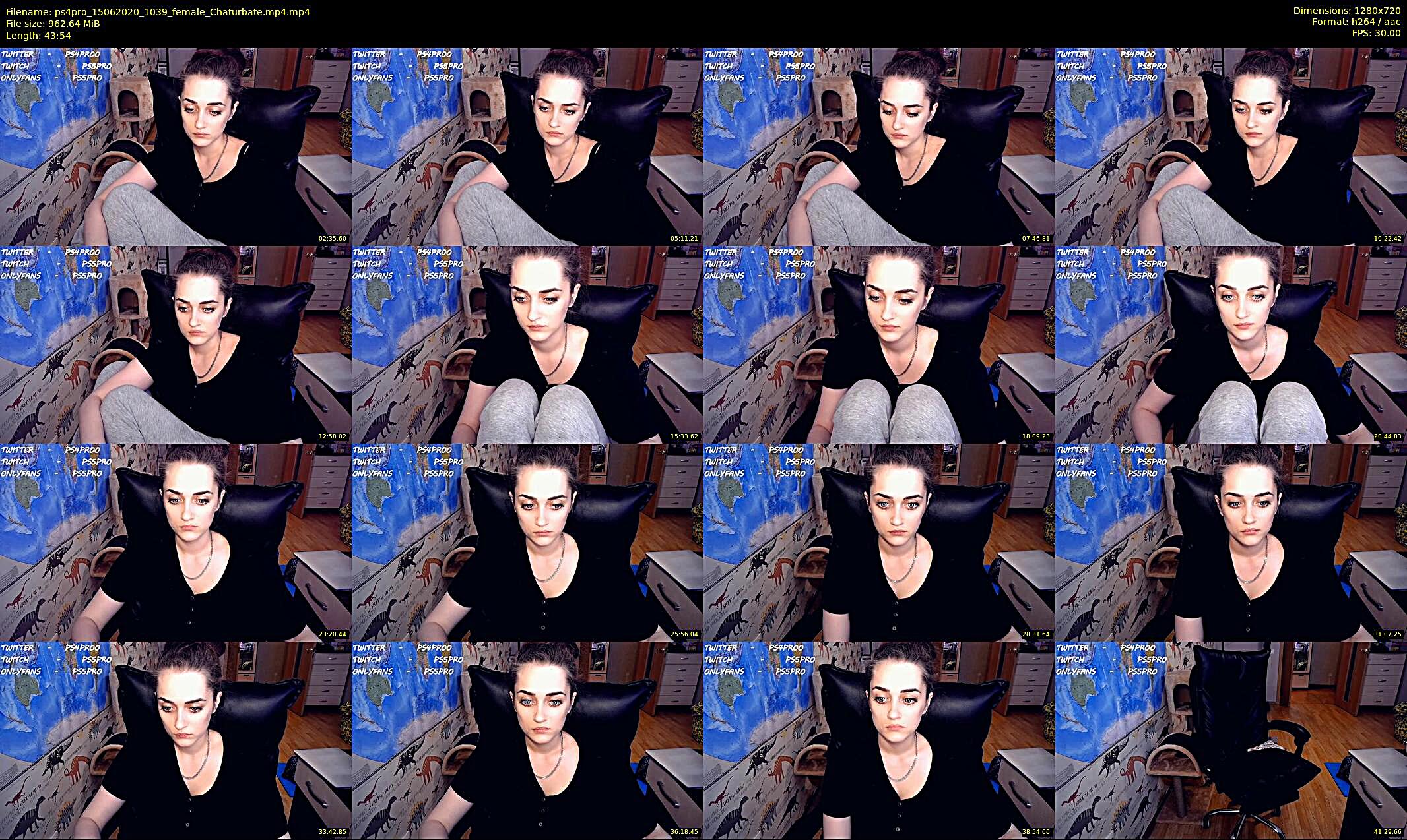 ps4pro — 44 minute Chaturbate female cam show recording, 720p, Jun 15, 2020