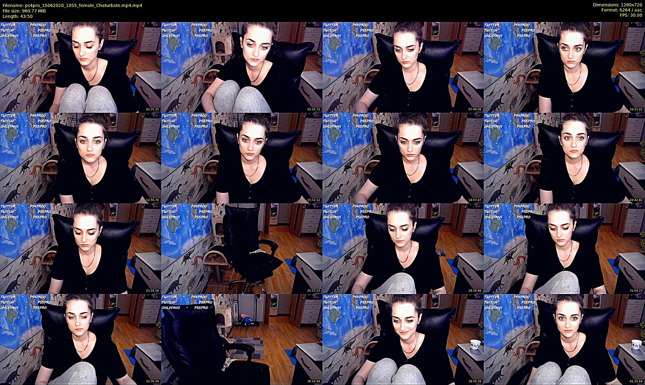 ps4pro — 44 minute Chaturbate female cam show recording, 720p, Jun 15, 2020