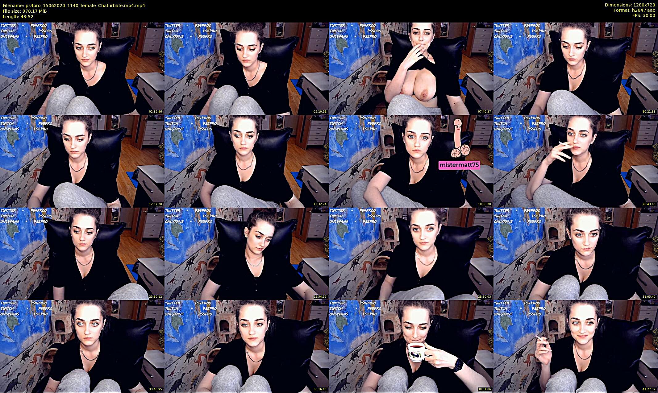 ps4pro — 44 minute Chaturbate female cam show recording, 720p, Jun 15, 2020