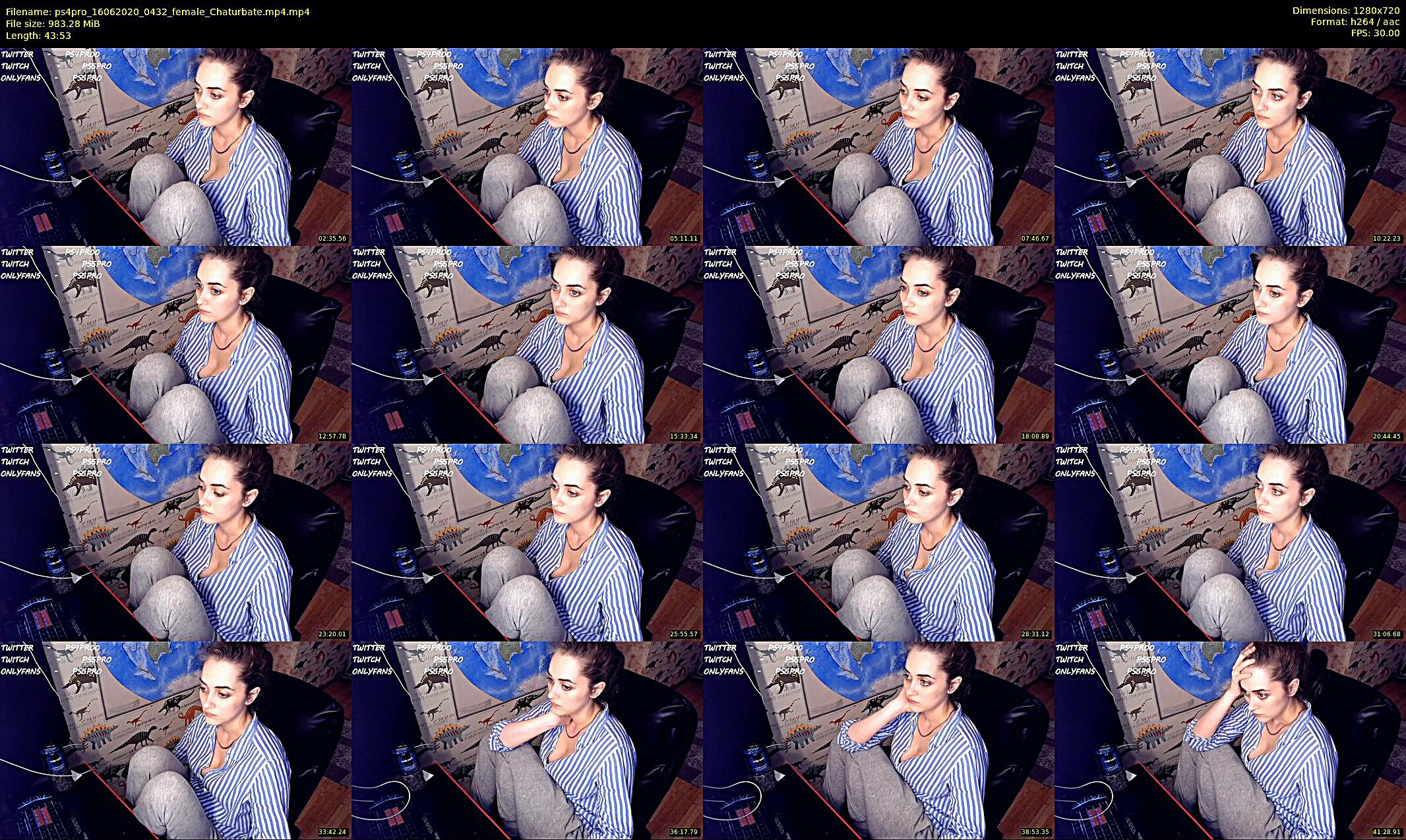 ps4pro — 44 minute Chaturbate female cam show recording, 720p, Jun 16, 2020