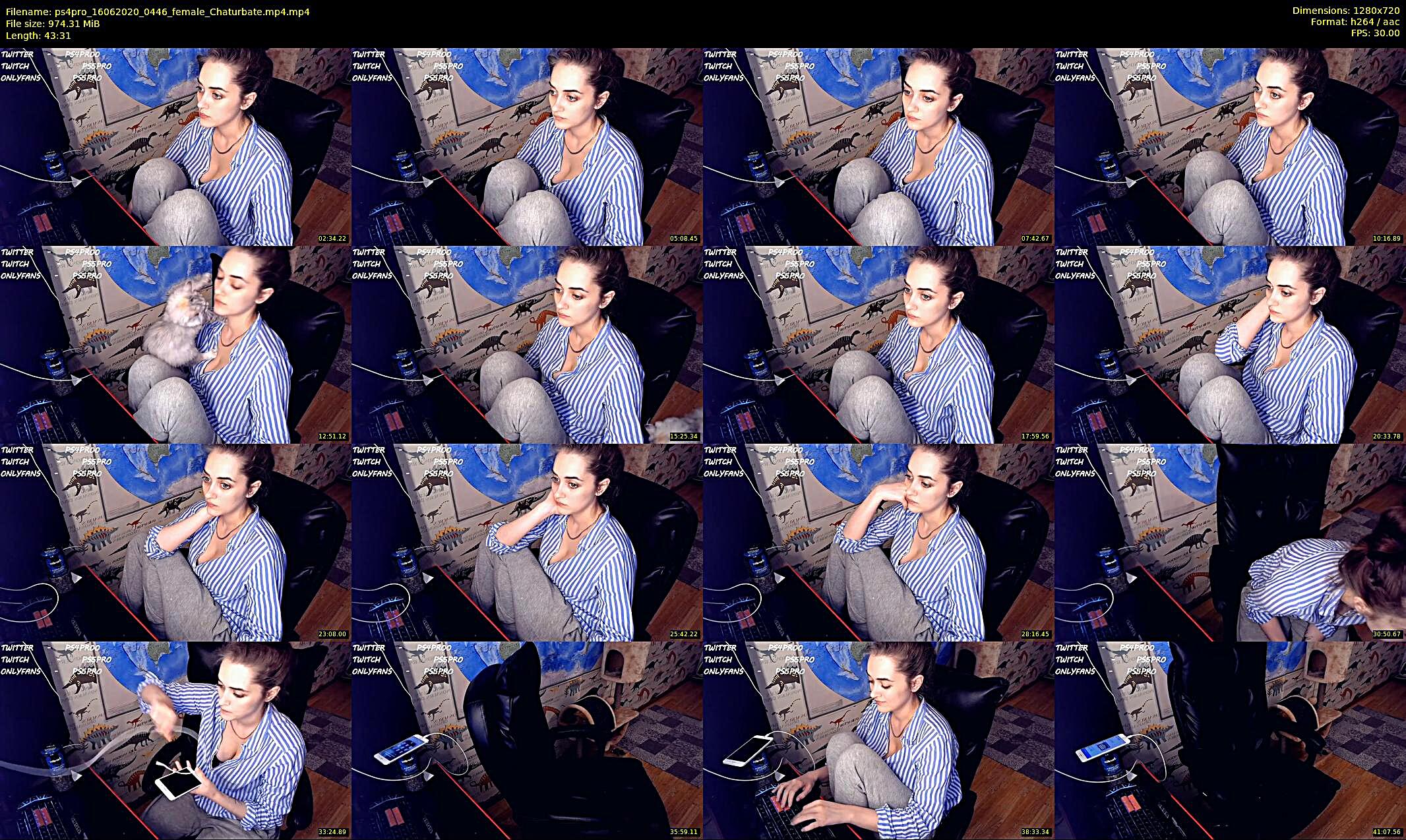 ps4pro — 13 minute Chaturbate female cam show recording, 720p, Jun 16, 2020