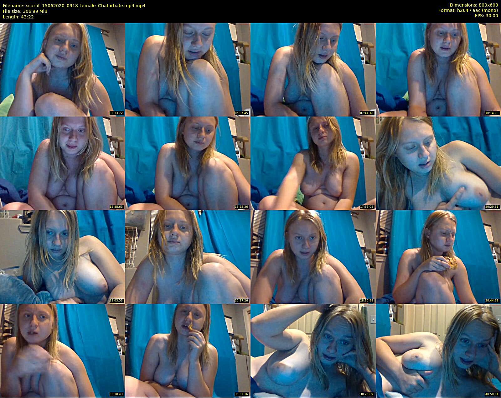 scartit — 44 minute Chaturbate female cam show recording, 480p, Jun 15, 2020