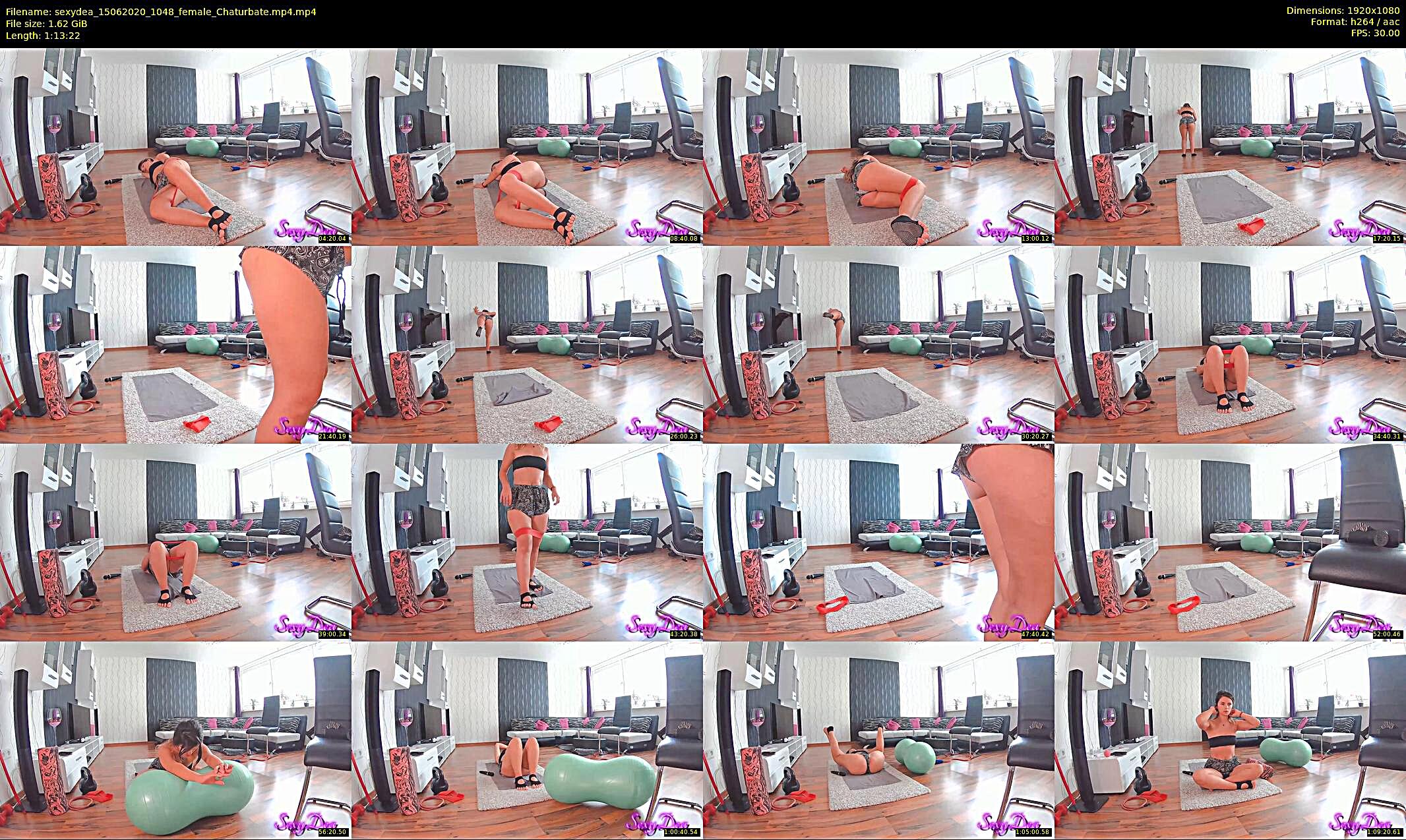 sexydea — 74 minute Chaturbate female cam show recording, 1080p, Jun 15, 2020