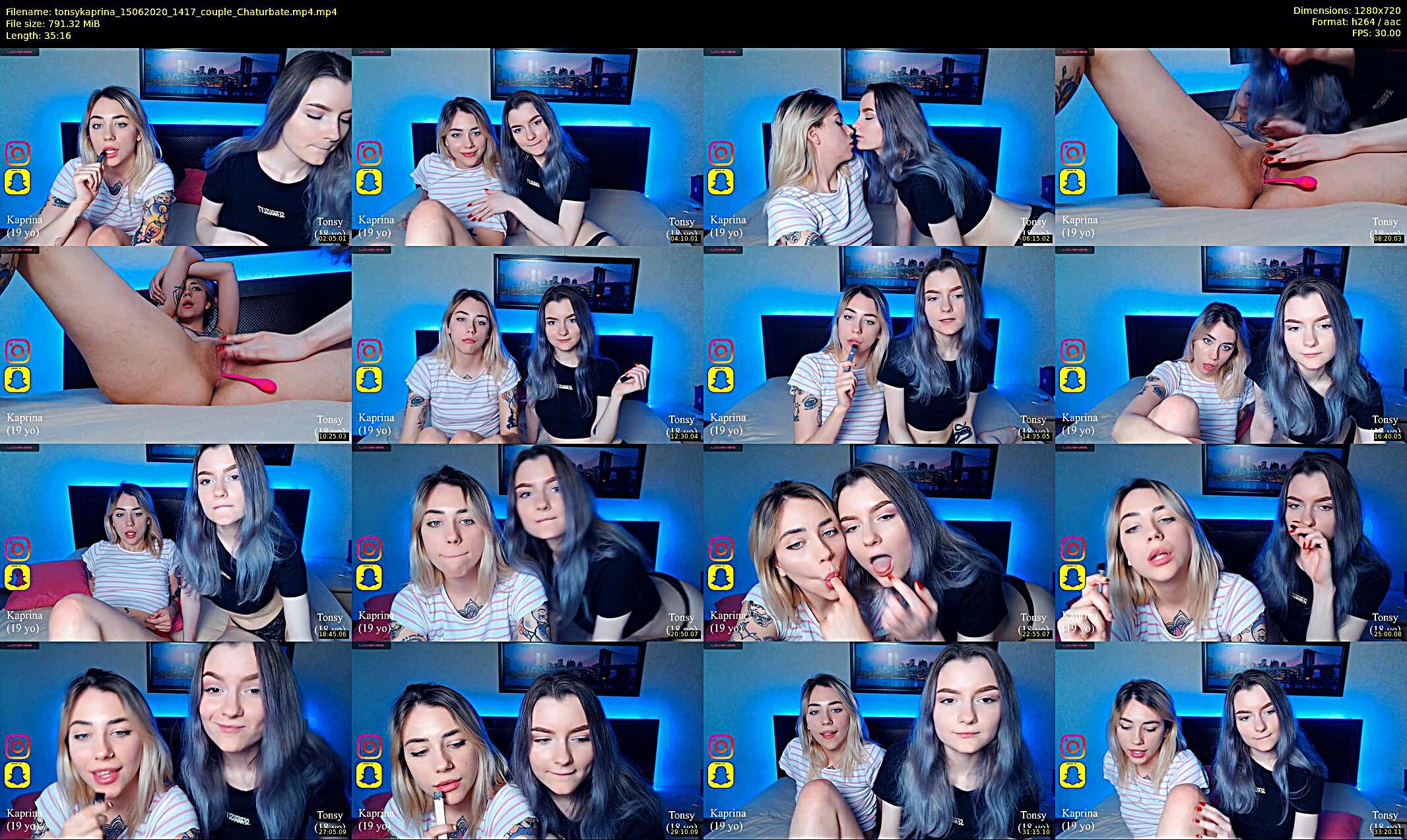 tonsykaprina — 36 minute Chaturbate couple cam show recording, 720p, Jun 15, 2020