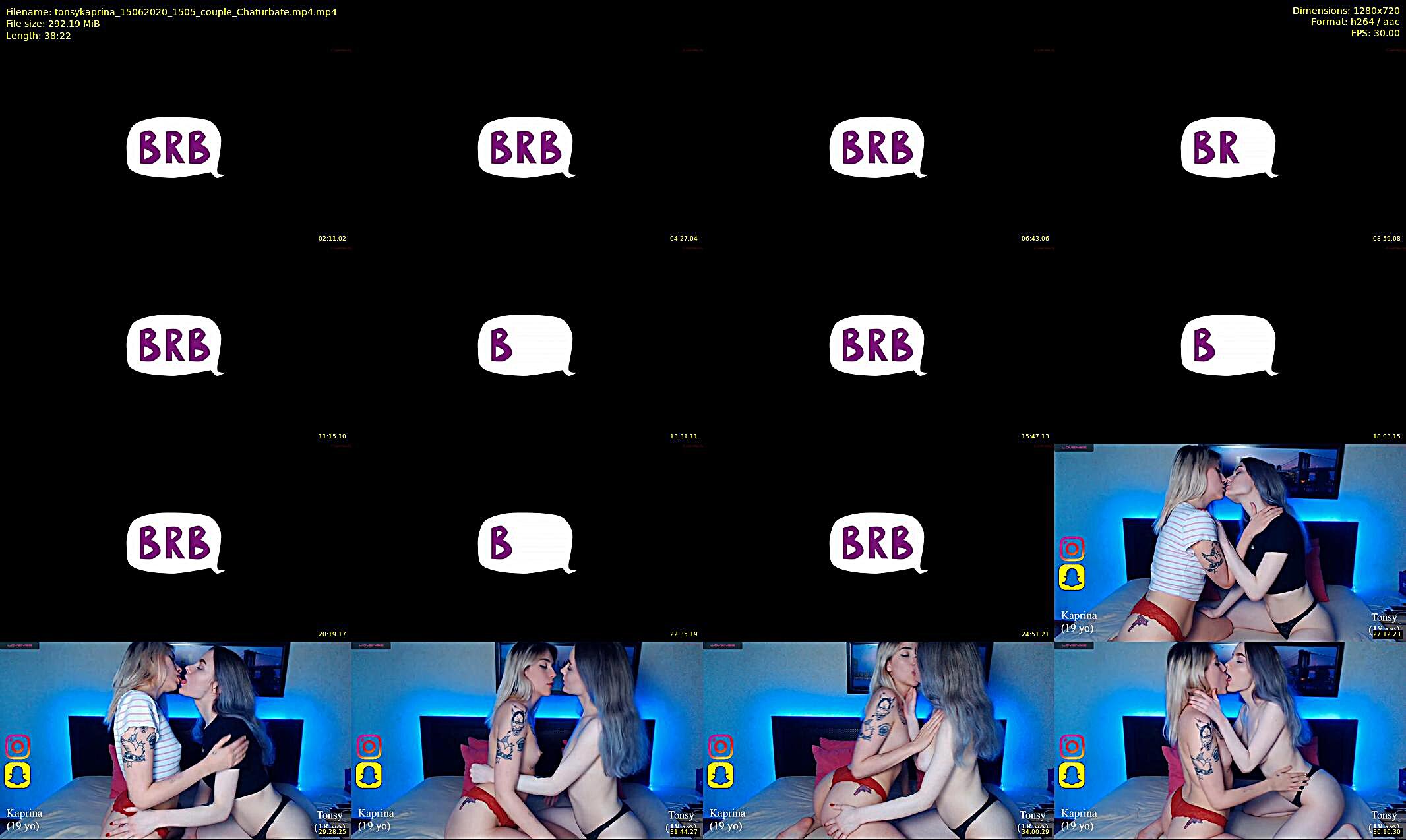 tonsykaprina — 39 minute Chaturbate couple cam show recording, 720p, Jun 15, 2020