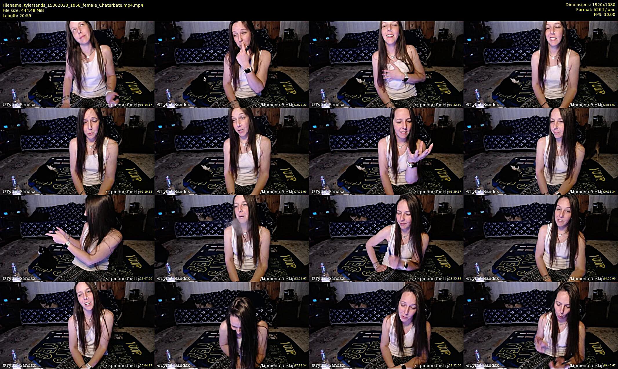 tylersands — 21 minute Chaturbate female cam show recording, 1080p, Jun 15, 2020