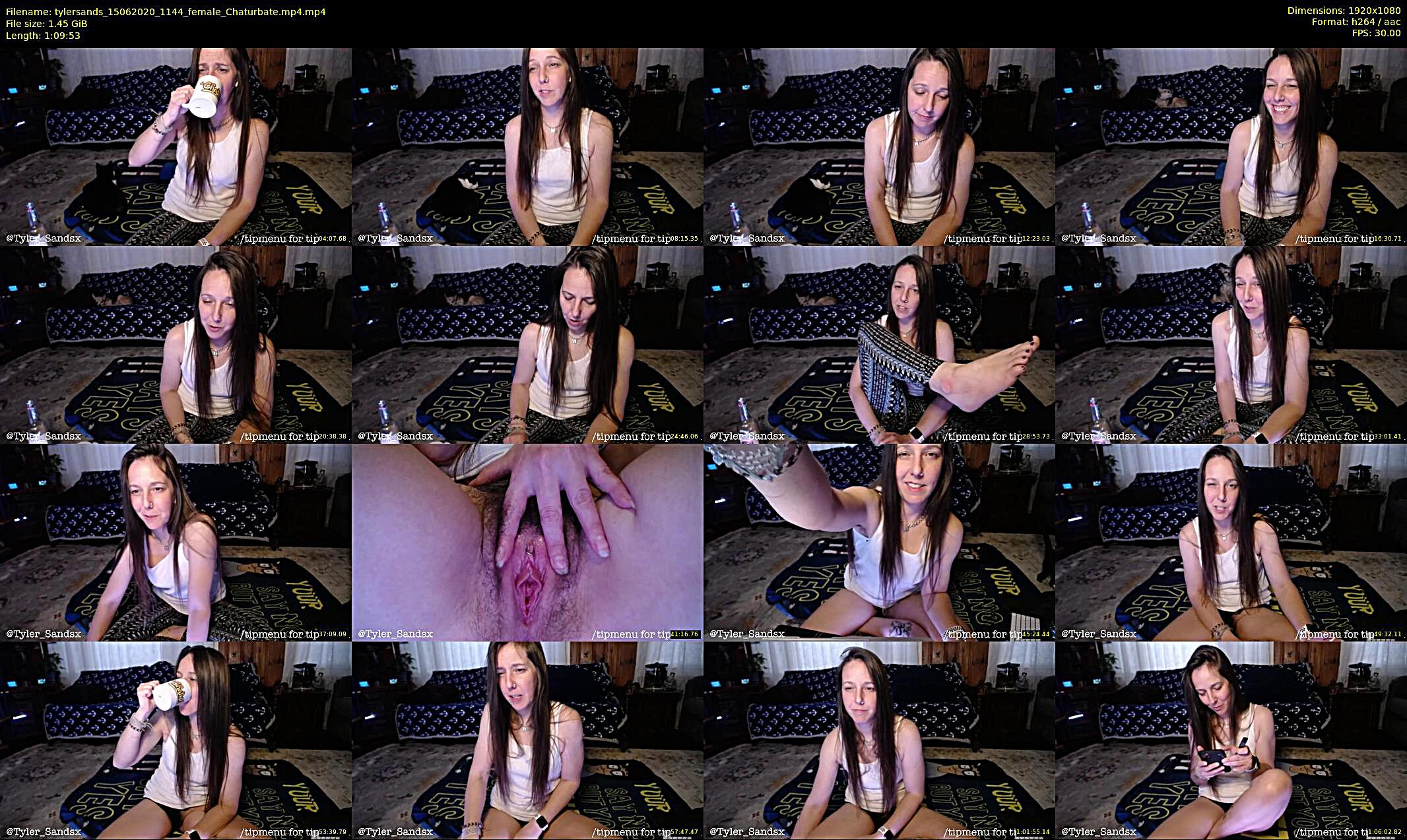 tylersands — 70 minute Chaturbate female cam show recording, 1080p, Jun 15, 2020