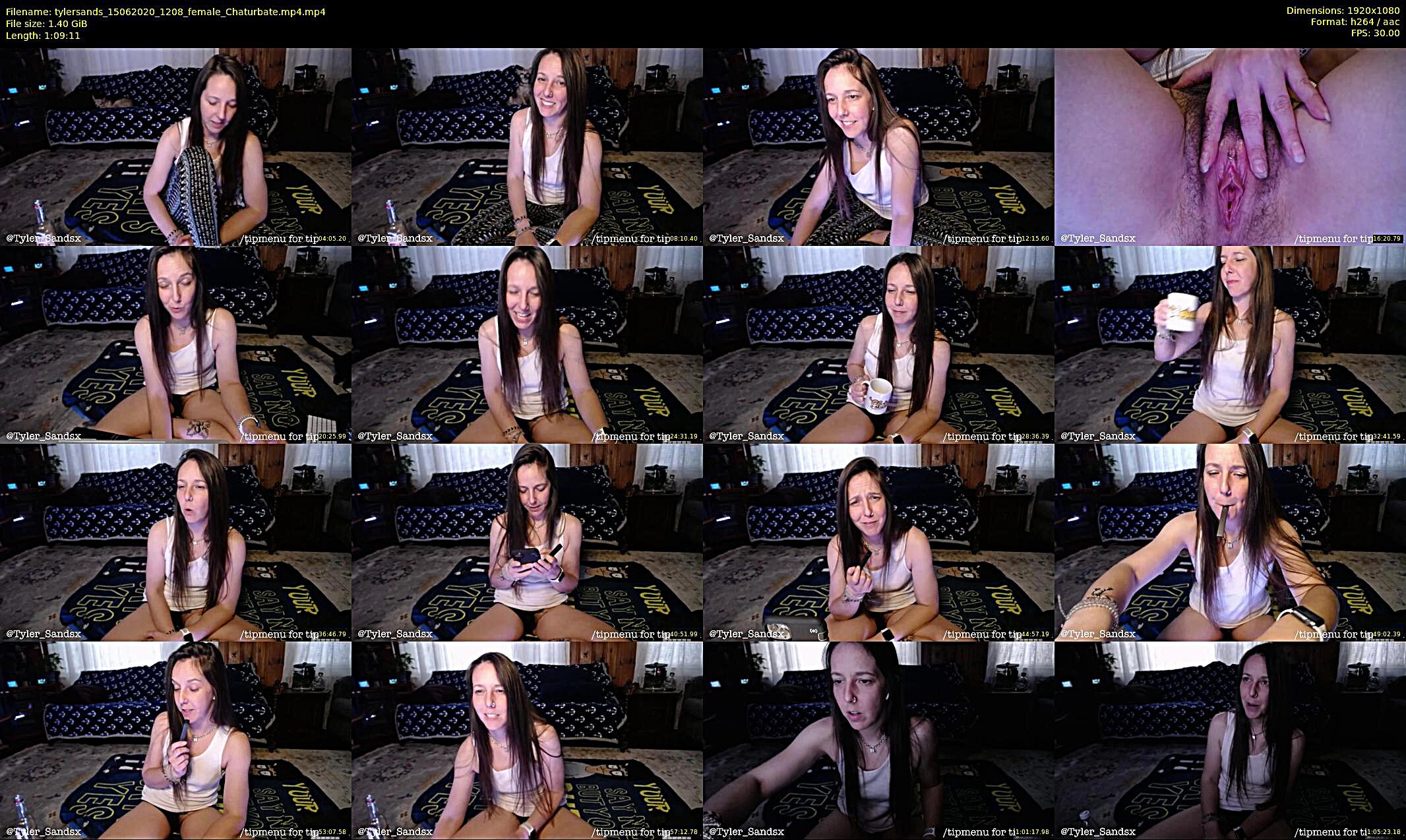 tylersands — 70 minute Chaturbate female cam show recording, 1080p, Jun 15, 2020