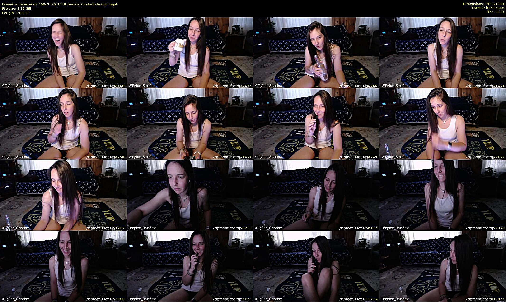 tylersands — 70 minute Chaturbate female cam show recording, 1080p, Jun 15, 2020
