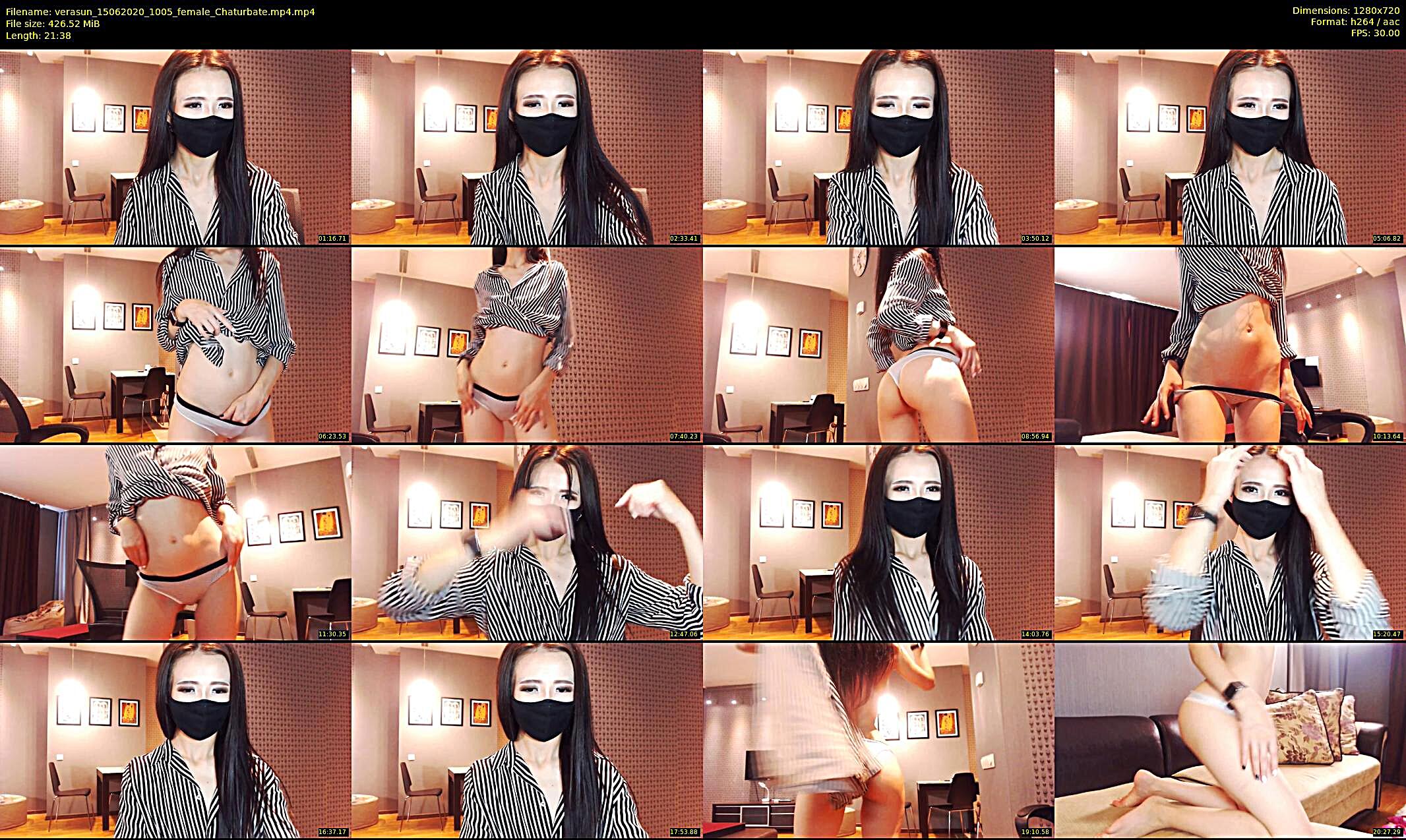 verasun — 22 minute Chaturbate female cam show recording, 720p, Jun 15, 2020