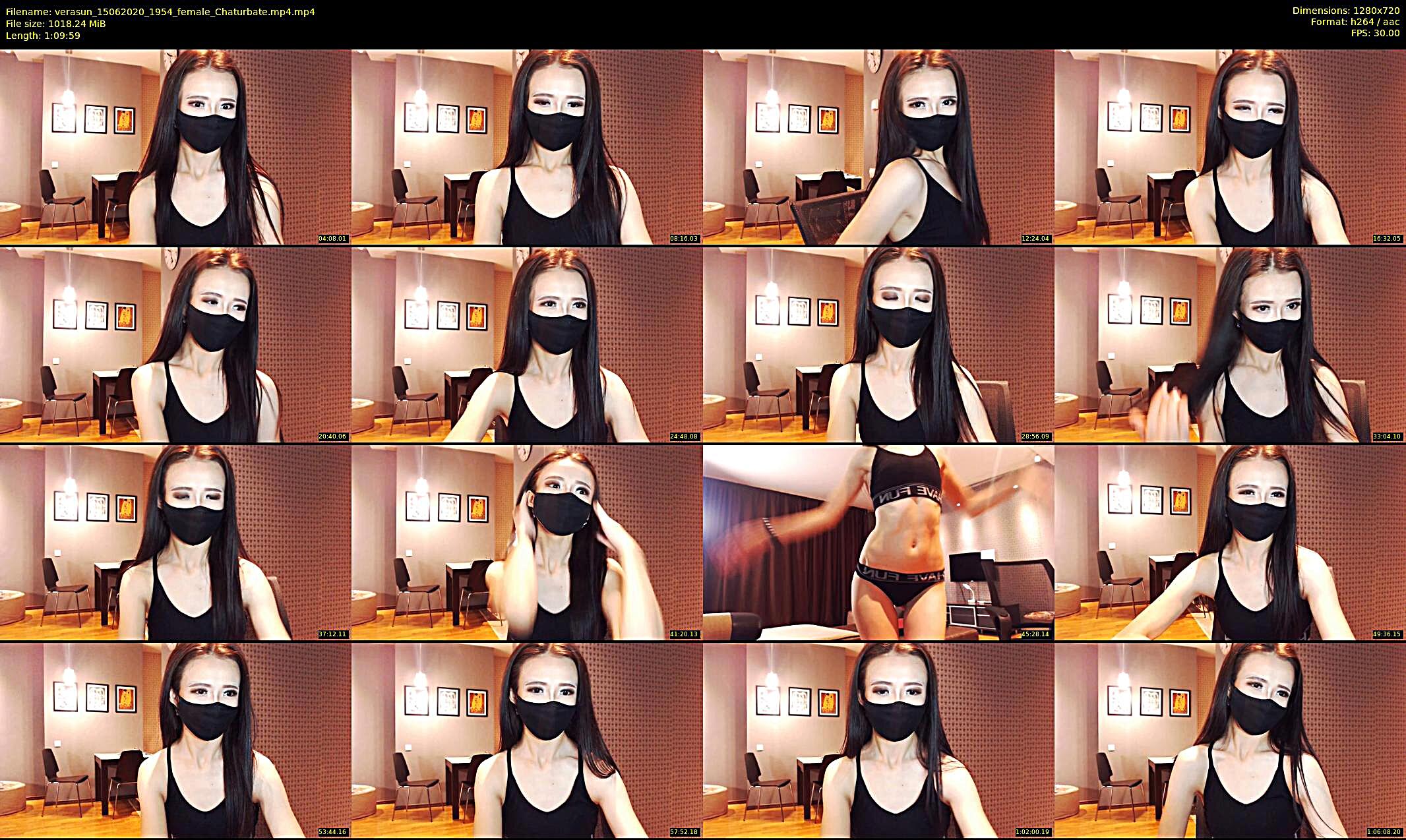 verasun — 70 minute Chaturbate female cam show recording, 720p, Jun 15, 2020