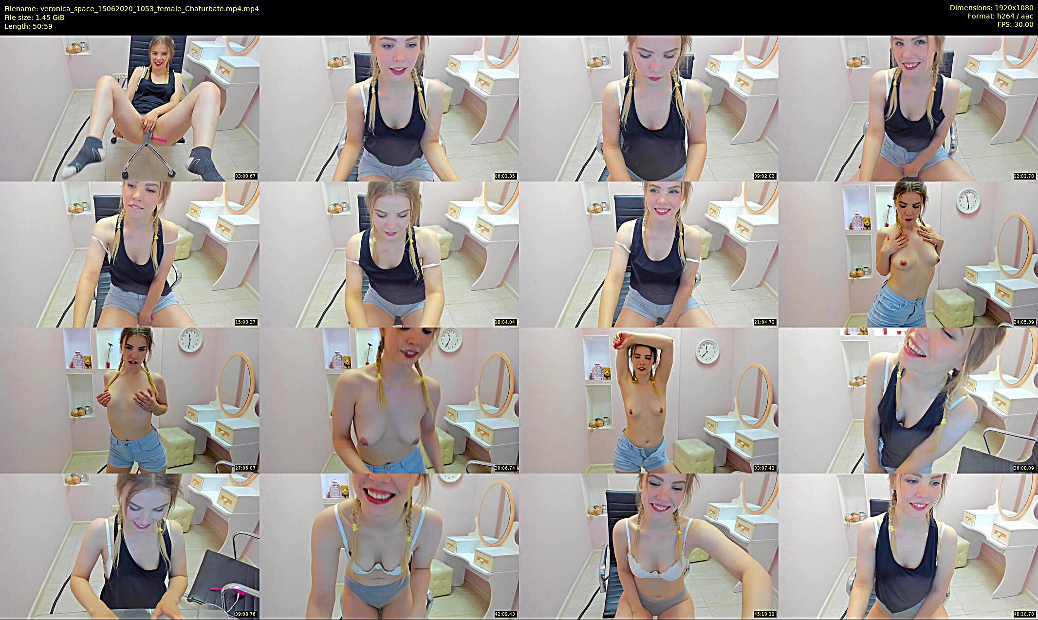 veronica_space — 20 minute Chaturbate female cam show recording, 1080p, Jun 15, 2020