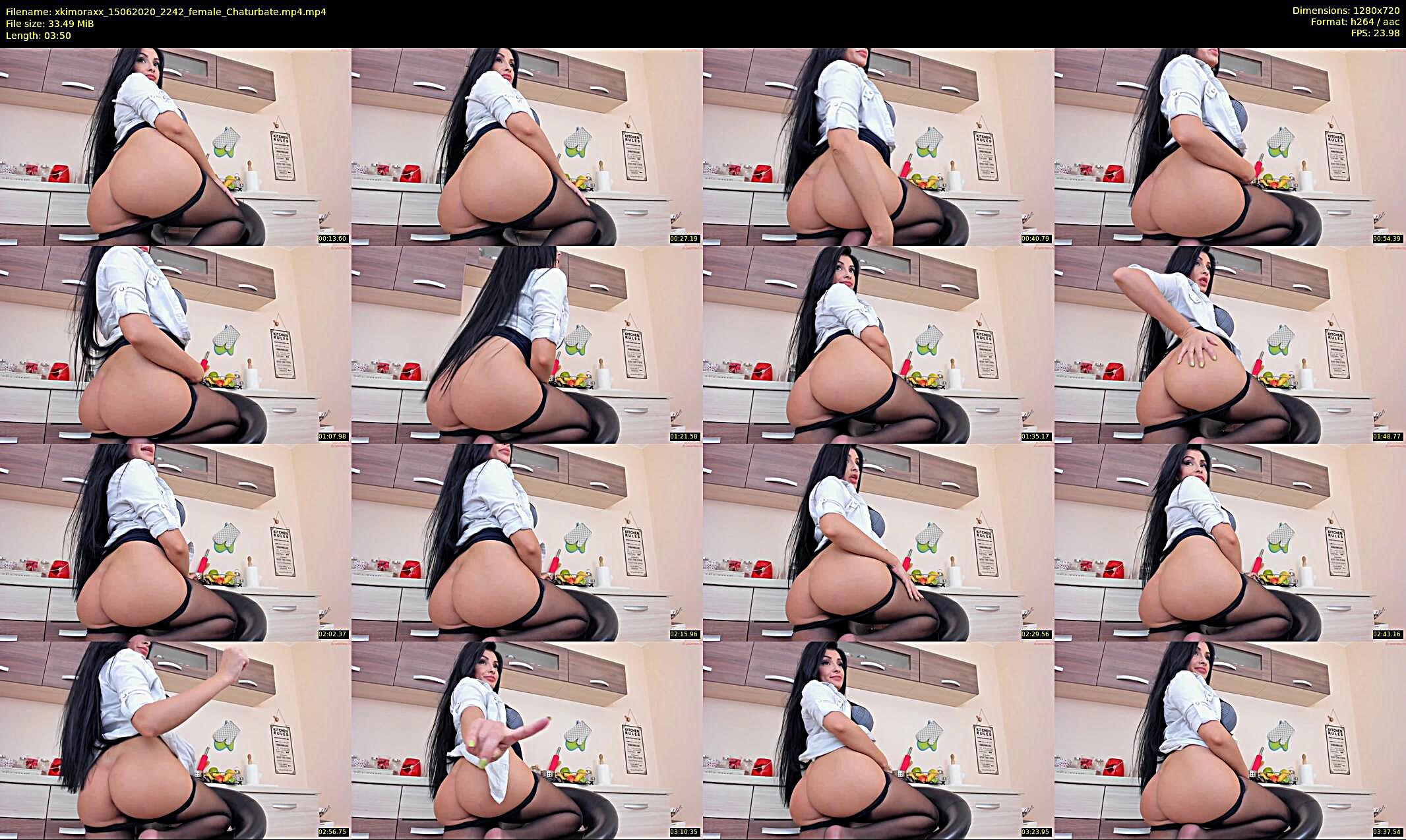 xkimoraxx — 4 minute Chaturbate female cam show recording, 720p, Jun 15, 2020