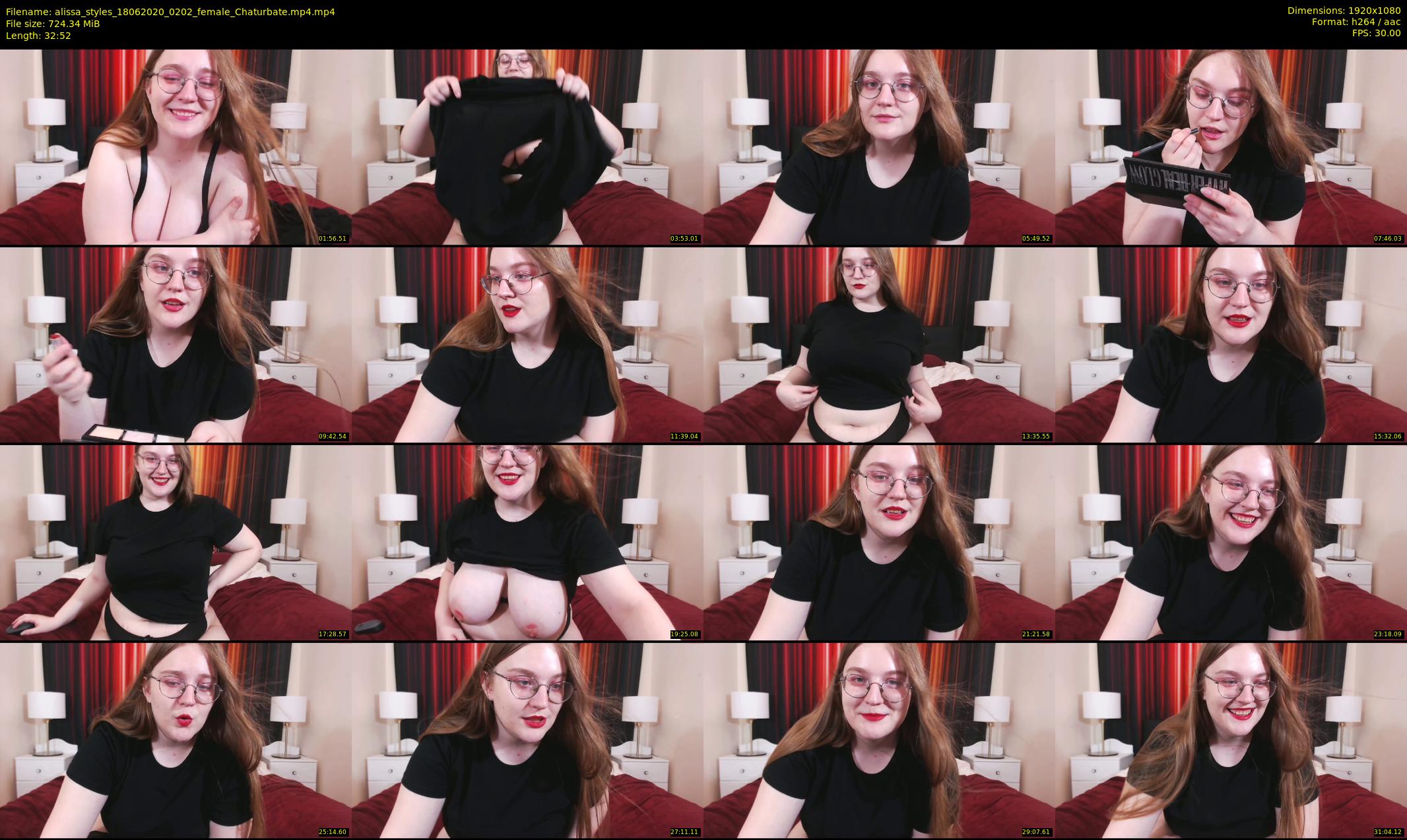 alissa_styles — 33 minute Chaturbate female cam show recording, 1080p, Jun 18, 2020