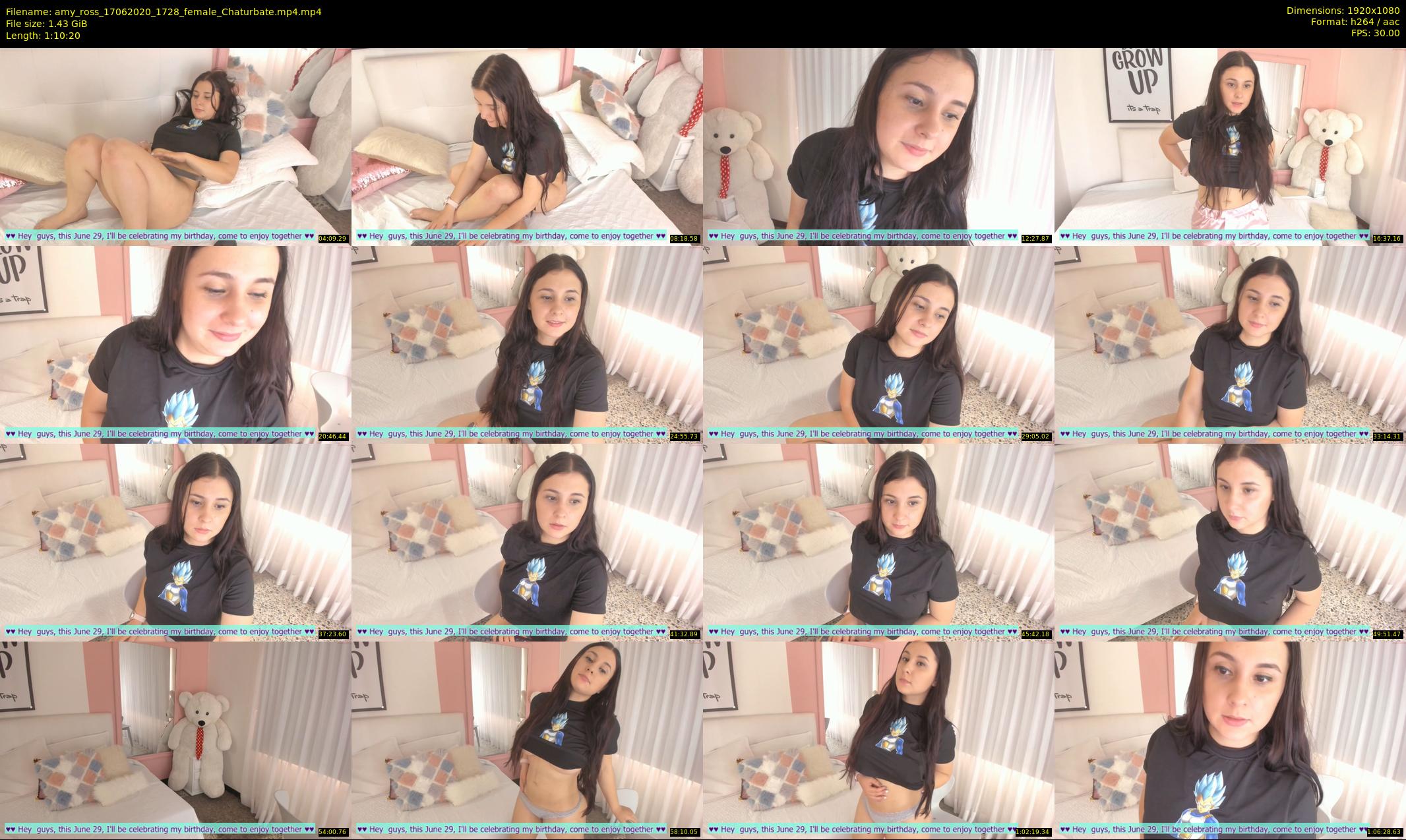 amy_ross — 71 minute Chaturbate female cam show recording, 1080p, Jun 17, 2020