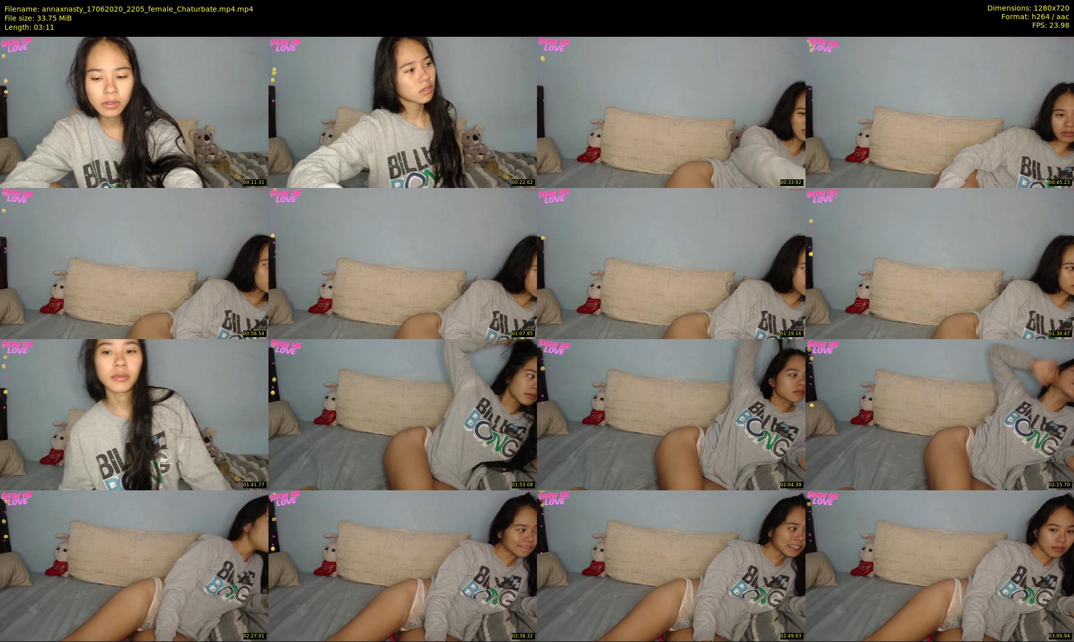 annaxnasty — 4 minute Chaturbate female cam show recording, 720p, Jun 17, 2020