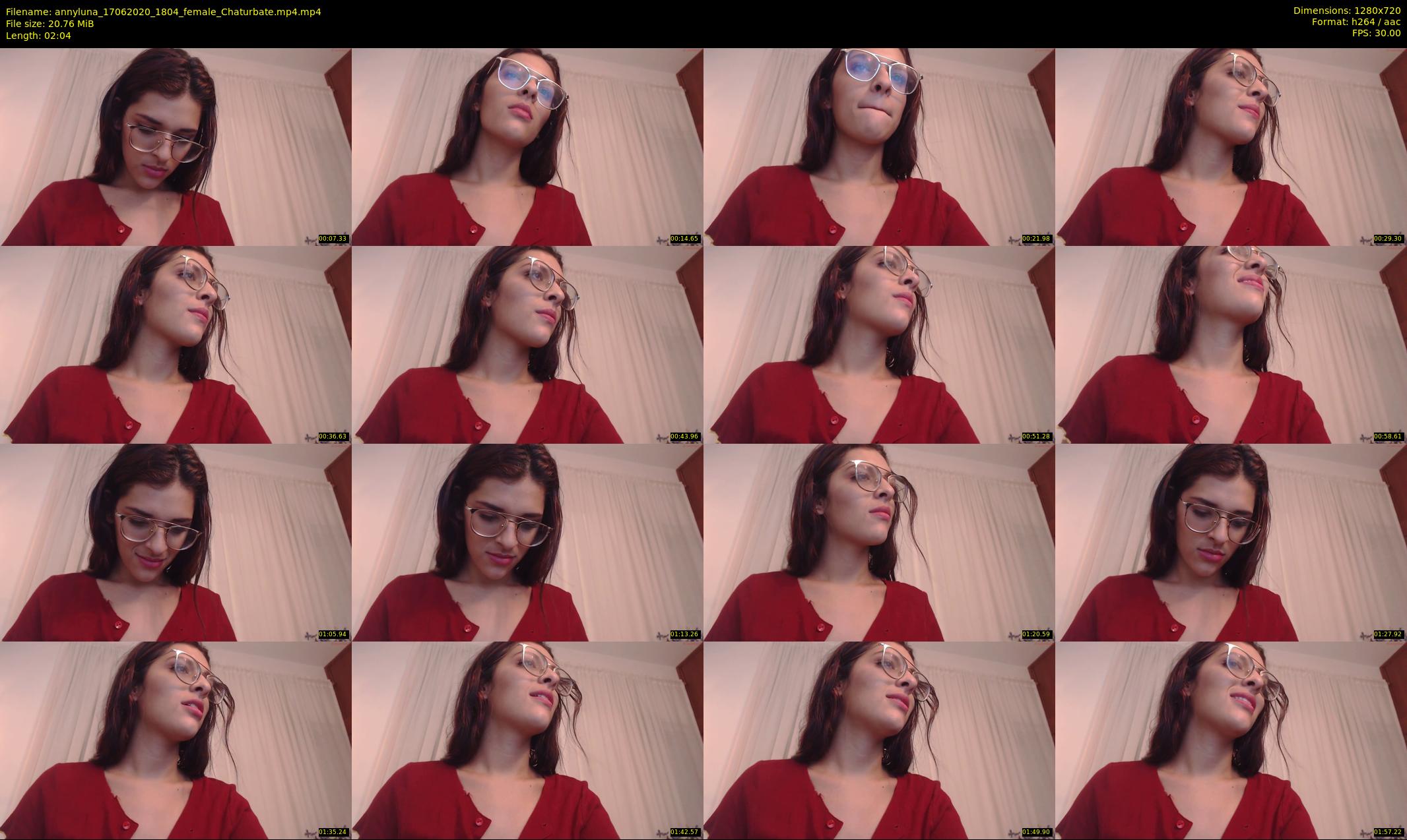 annyluna — 3 minute Chaturbate female cam show recording, 720p, Jun 17, 2020