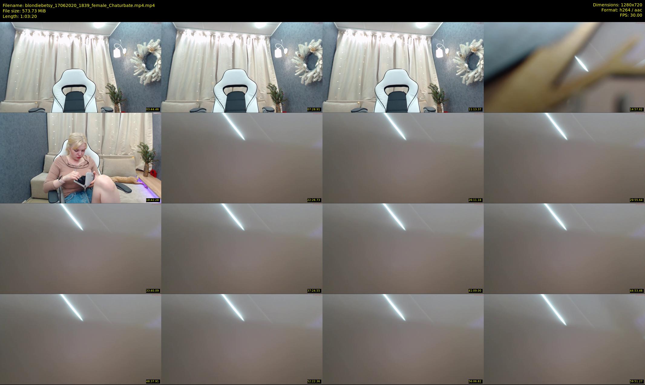 blondiebetsy — 64 minute Chaturbate female cam show recording, 720p, Jun 17, 2020