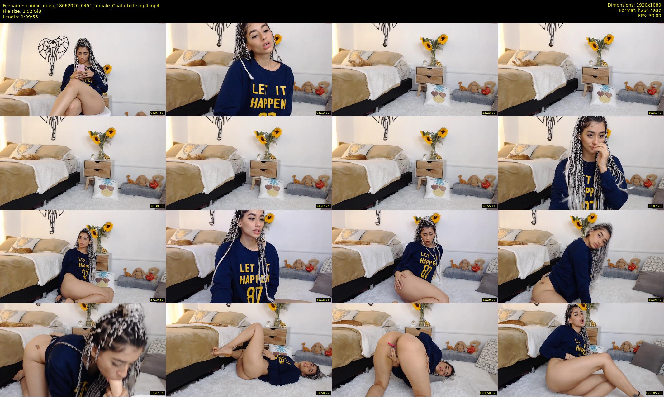 connie_deep — 70 minute Chaturbate female cam show recording, 1080p, Jun 18, 2020