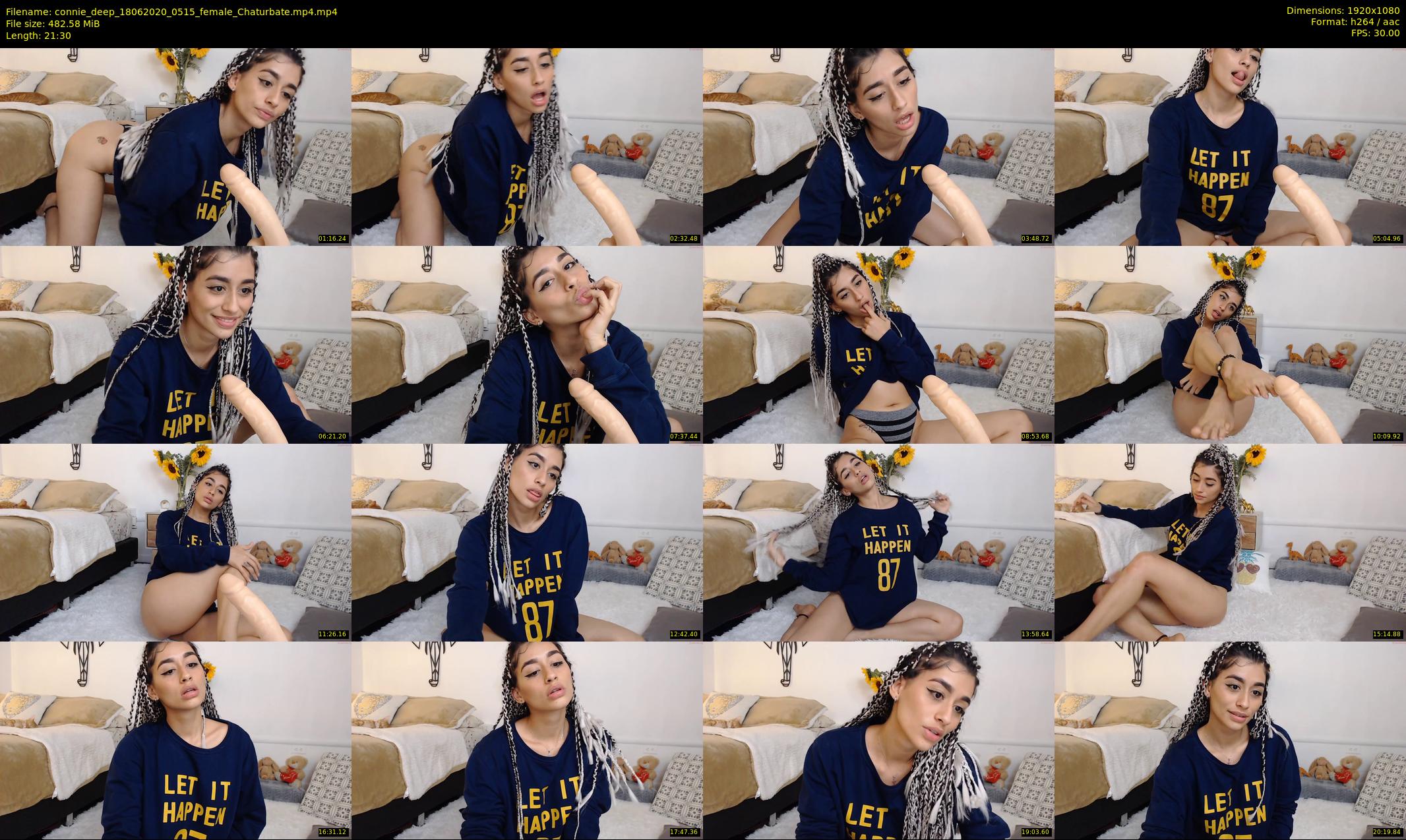 connie_deep — 22 minute Chaturbate female cam show recording, 1080p, Jun 18, 2020