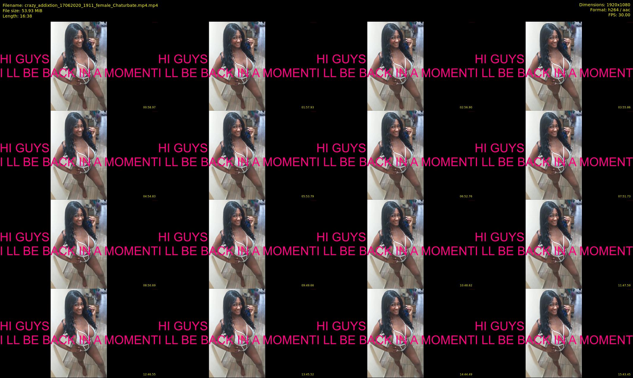crazy_addixtion — 17 minute Chaturbate female cam show recording, 1080p, Jun 17, 2020