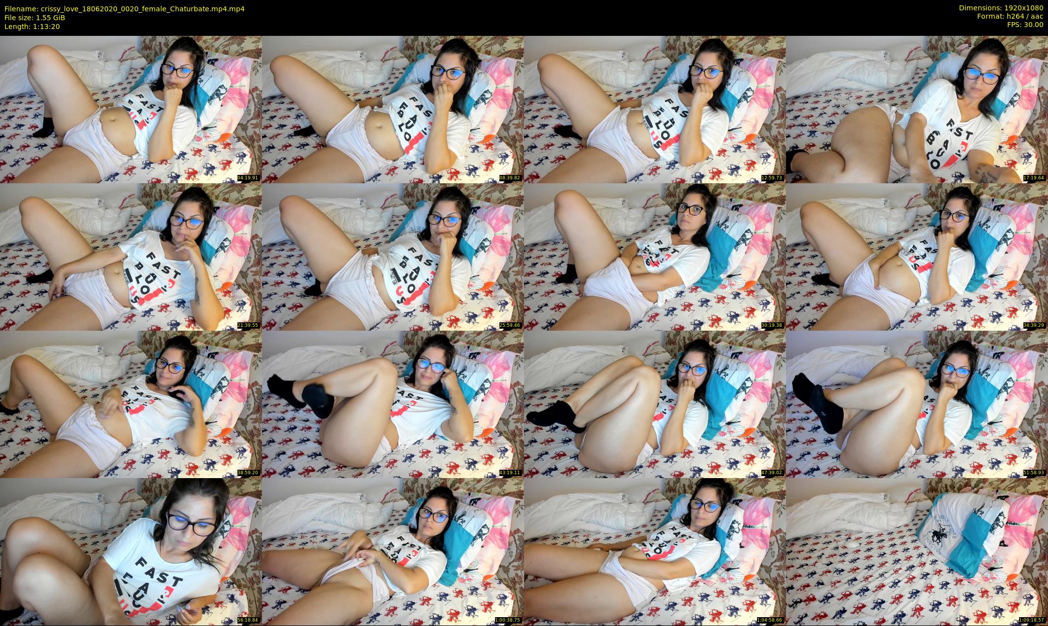 crissy_love — 74 minute Chaturbate female cam show recording, 1080p, Jun 18, 2020