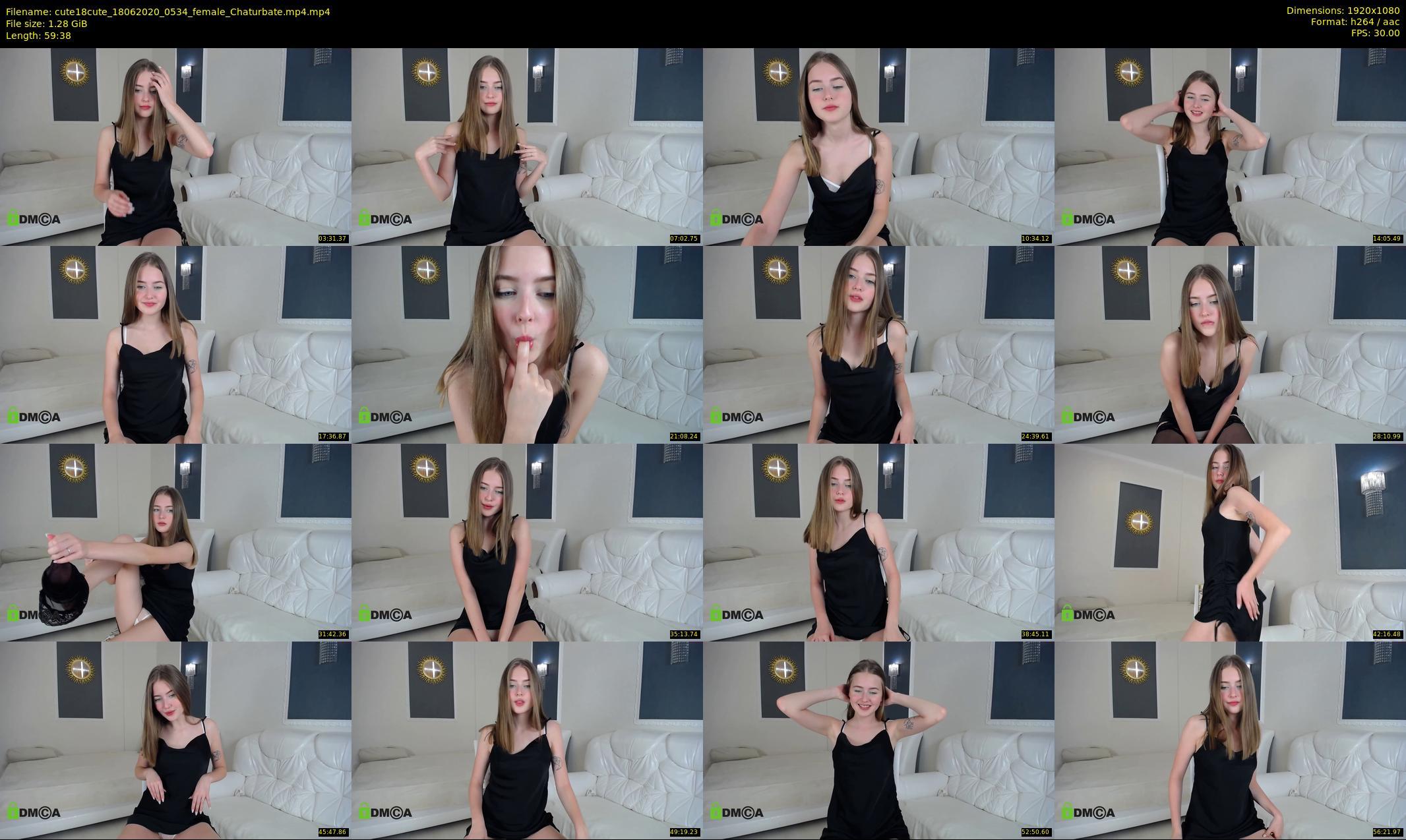 cute18cute — 60 minute Chaturbate female cam show recording, 1080p, Jun 18, 2020