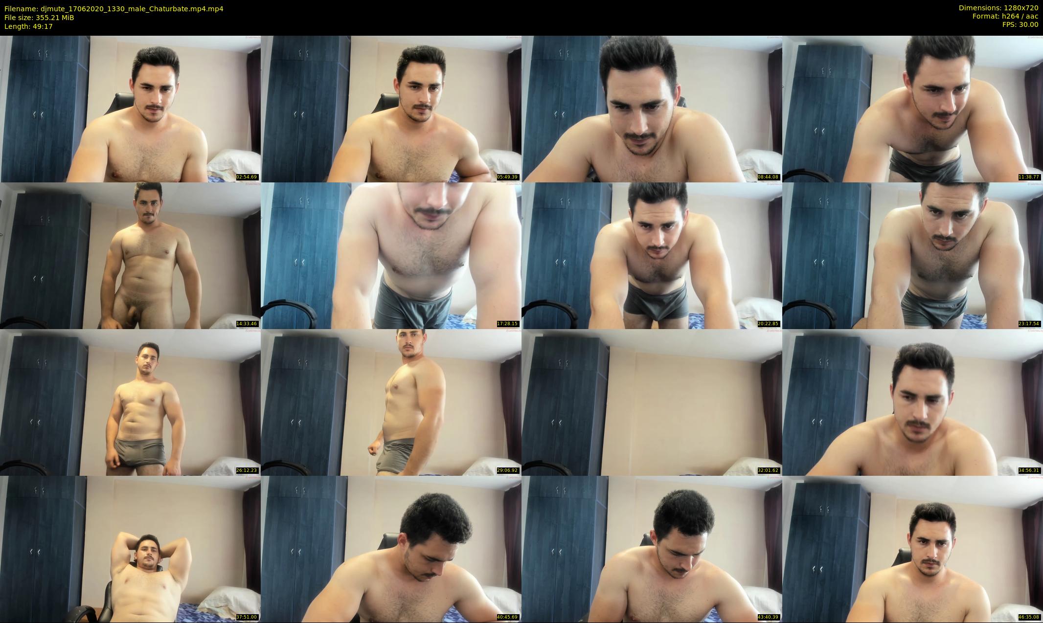 djmute — 50 minute Chaturbate male cam show recording, 720p, Jun 17, 2020
