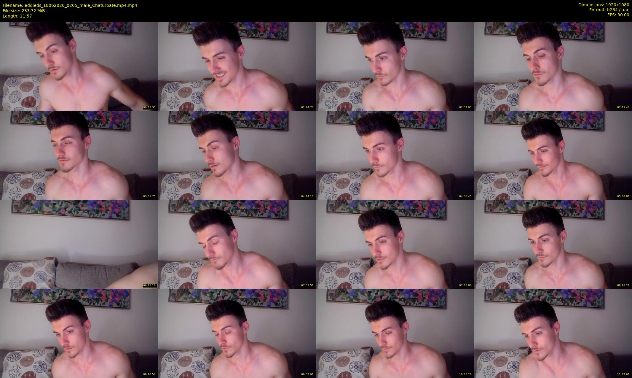 eddieds — 12 minute Chaturbate male cam show recording, 1080p, Jun 18, 2020