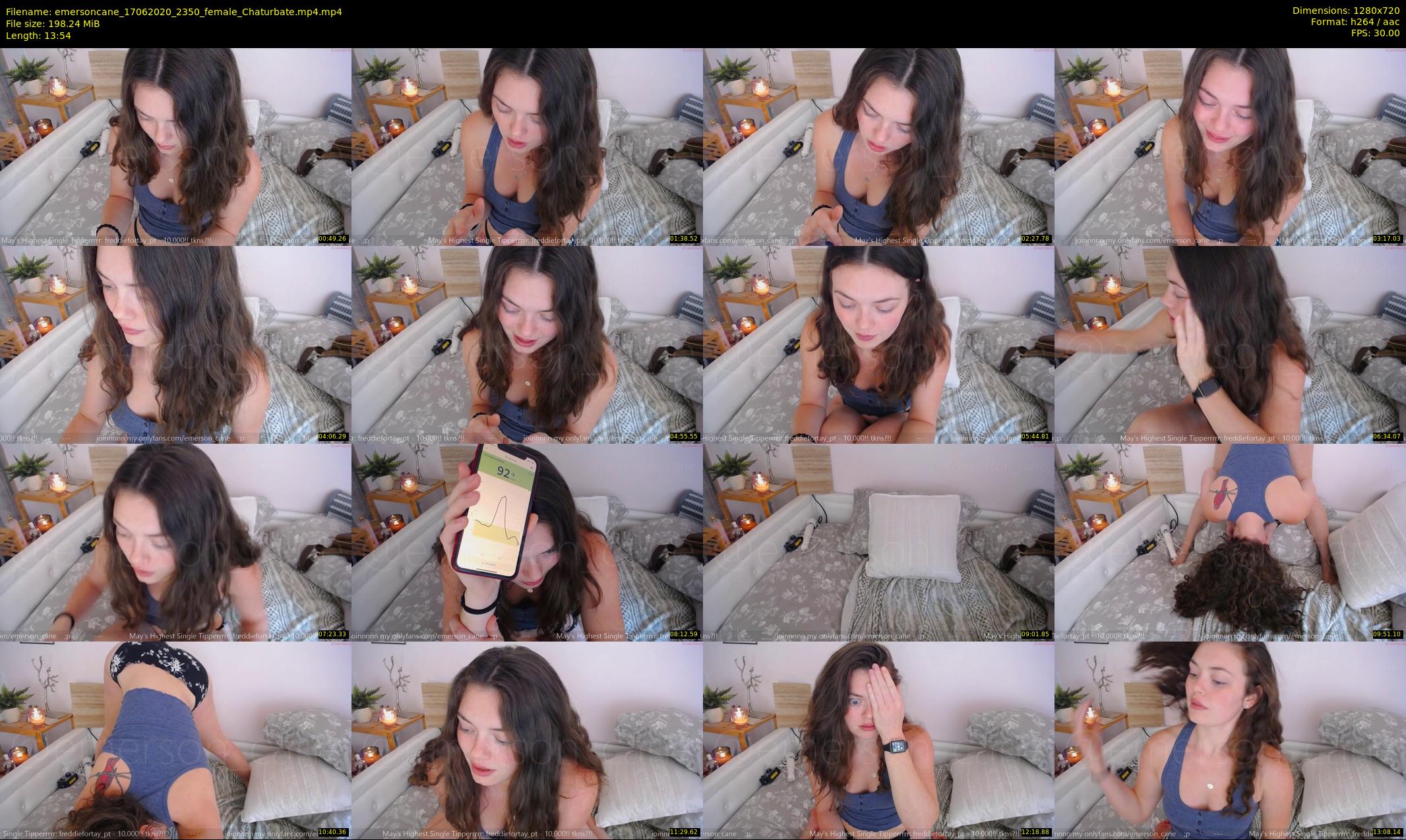 emersoncane — 14 minute Chaturbate female cam show recording, 720p, Jun 17, 2020