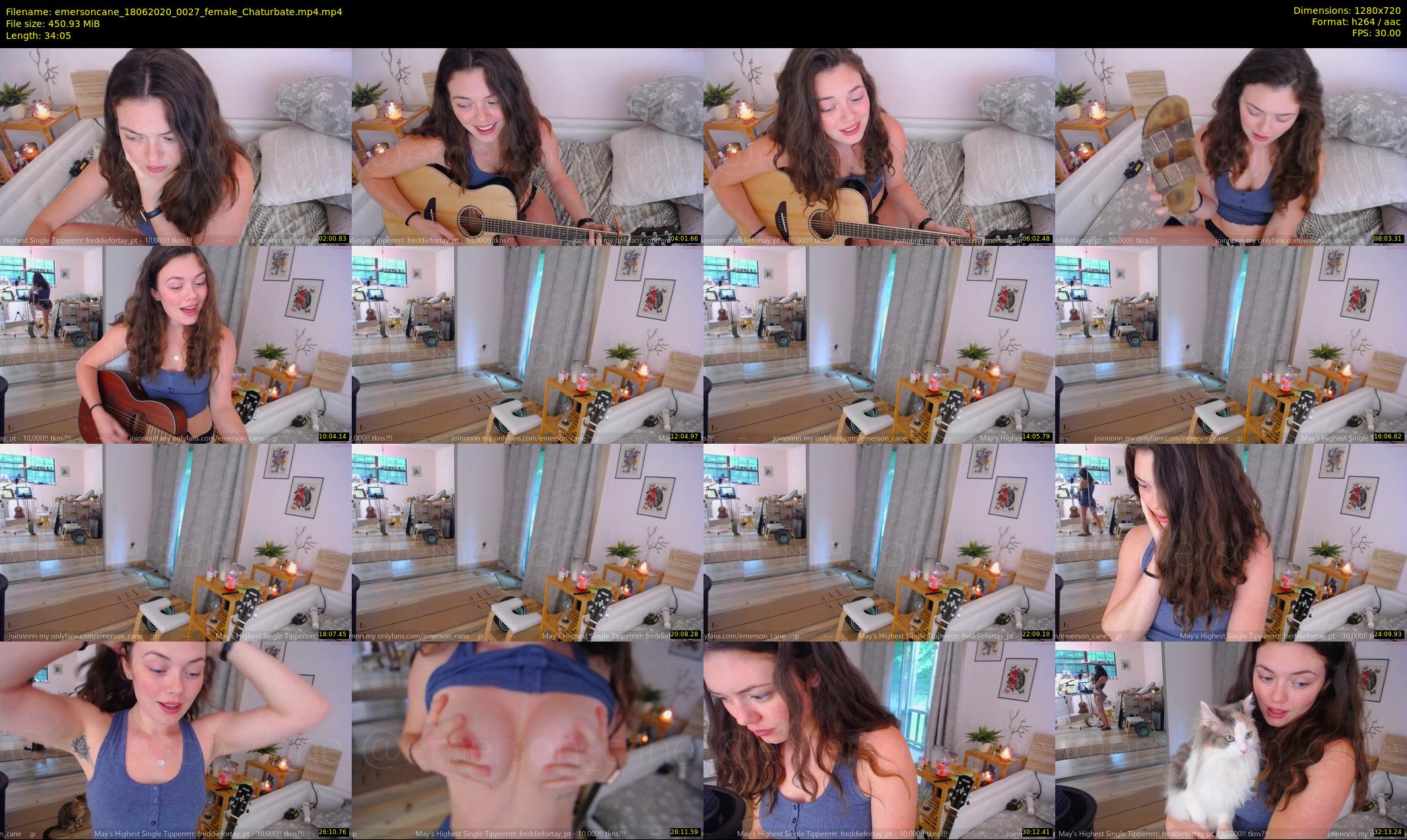 emersoncane — 35 minute Chaturbate female cam show recording, 720p, Jun 18, 2020
