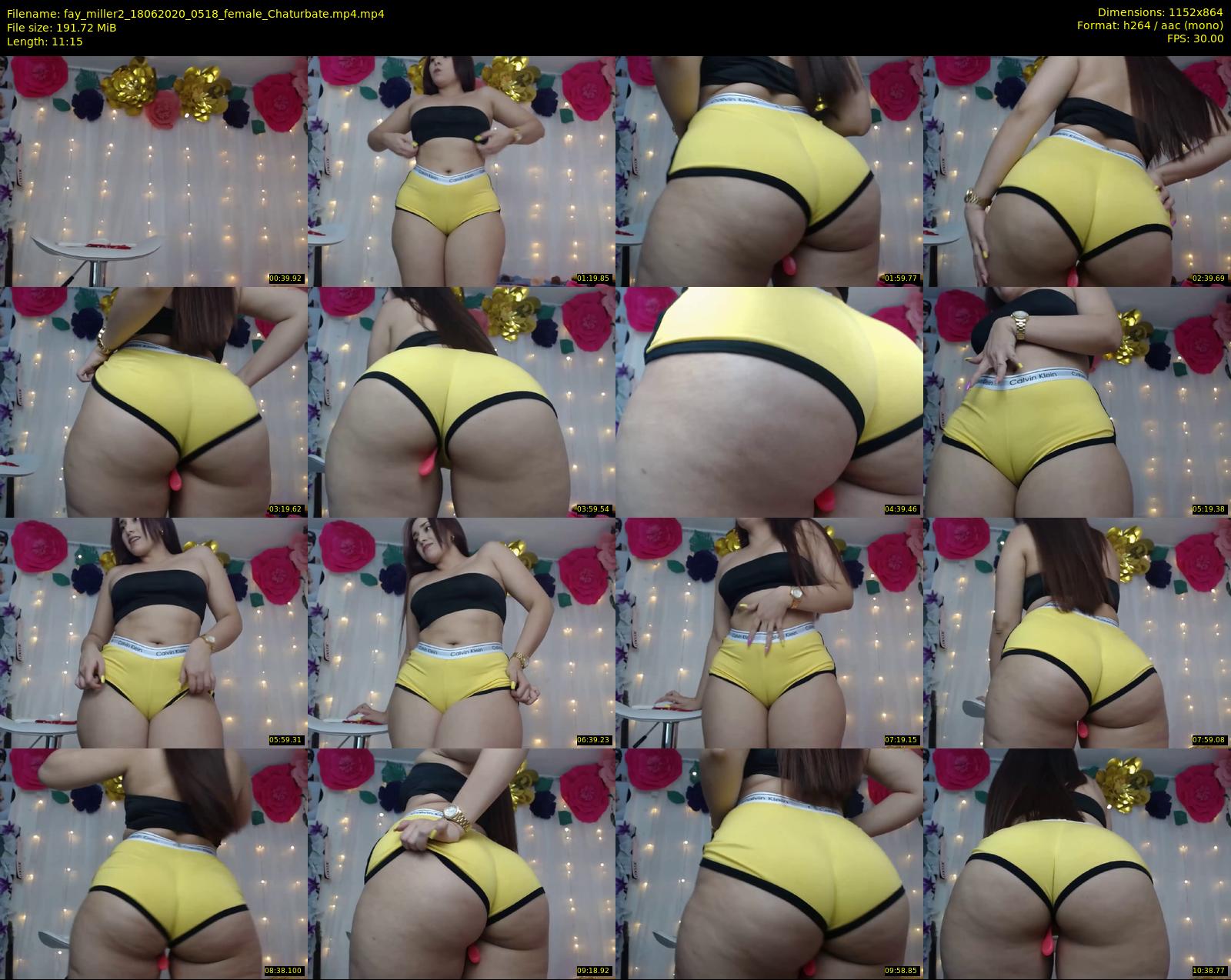 fay_miller2 — 12 minute Chaturbate female cam show recording, 720p, Jun 18, 2020