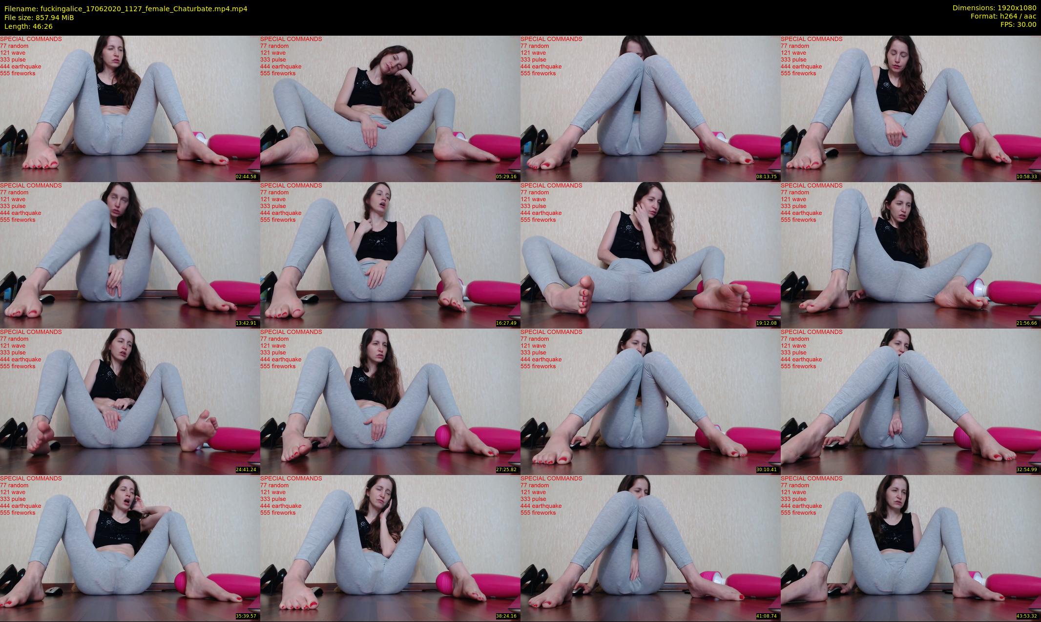 fuckingalice — 47 minute Chaturbate female cam show recording, 1080p, Jun 17, 2020