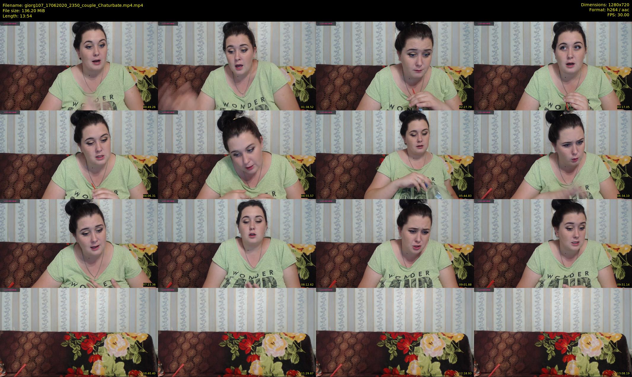 giorg107 — 14 minute Chaturbate couple cam show recording, 720p, Jun 17, 2020