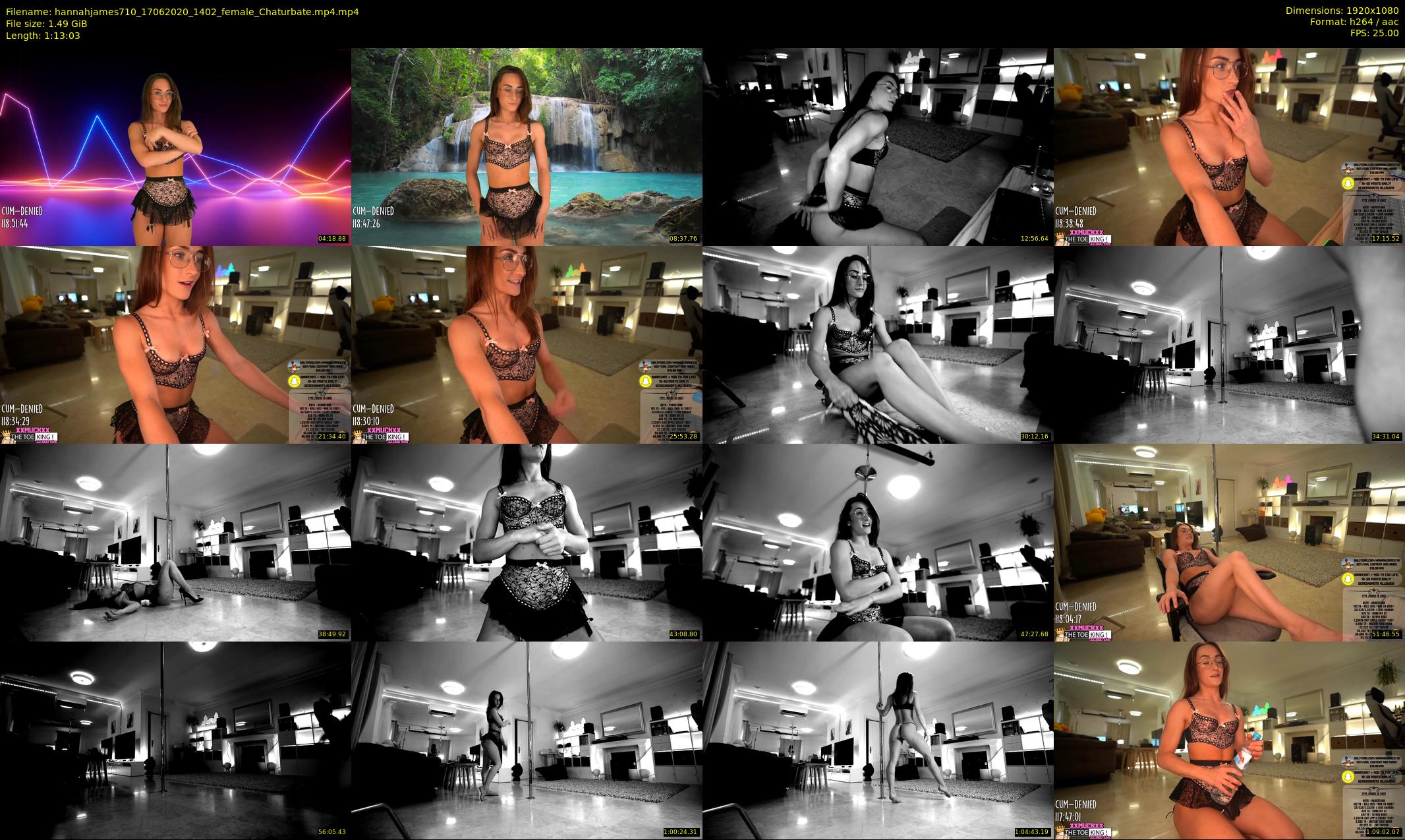 hannahjames710 — 74 minute Chaturbate female cam show recording, 1080p, Jun 17, 2020