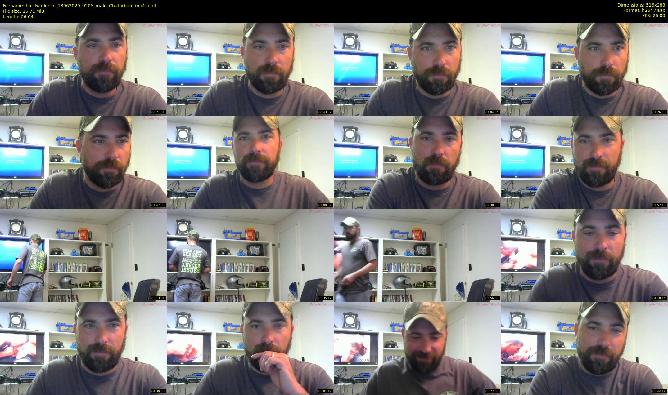 hardworkertn — 7 minute Chaturbate male cam show recording, SD, Jun 18, 2020