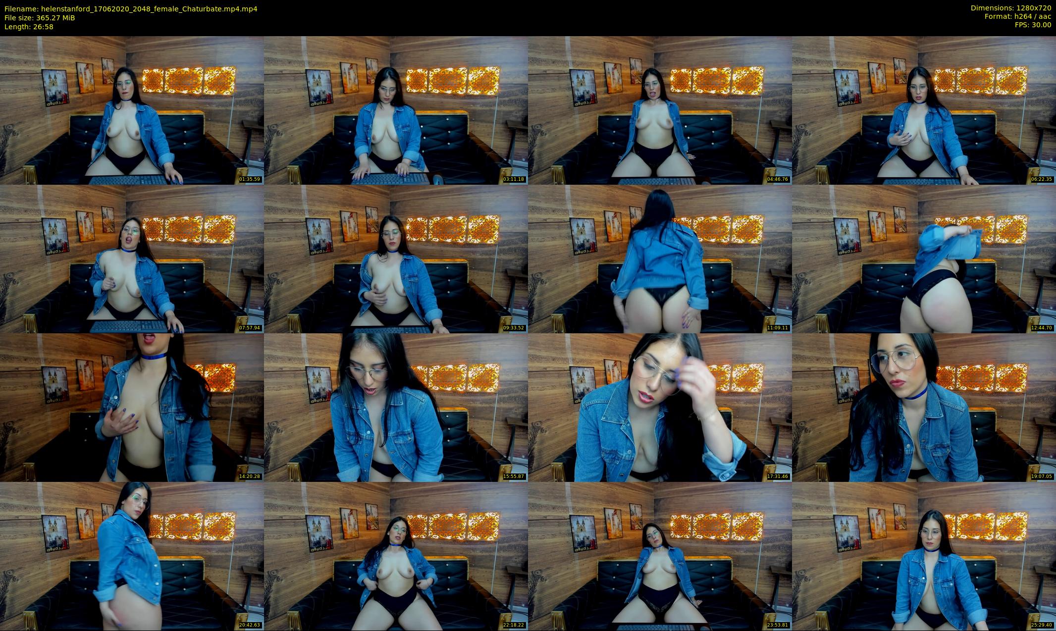 helenstanford — 27 minute Chaturbate female cam show recording, 720p, Jun 17, 2020