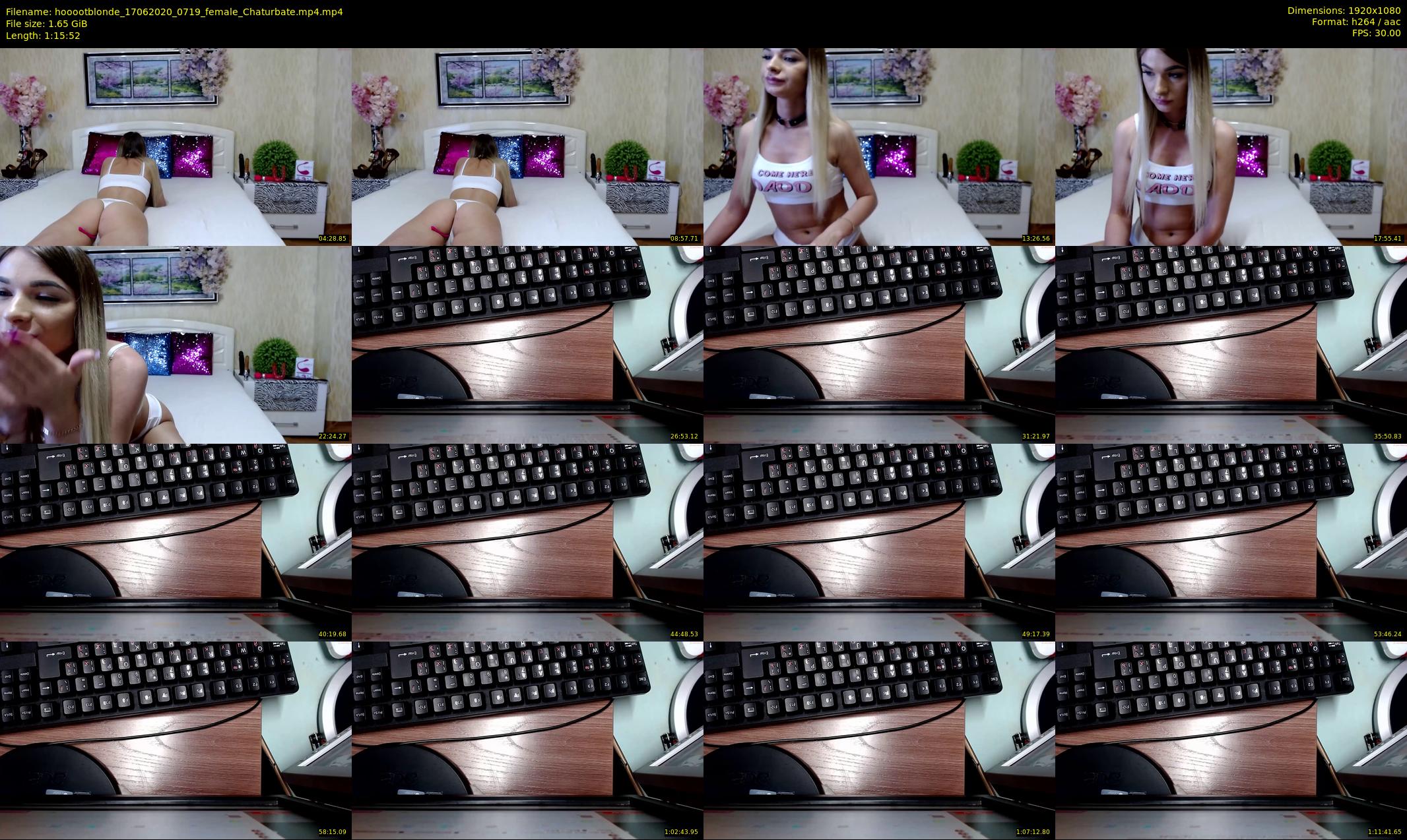 hooootblonde — 76 minute Chaturbate female cam show recording, 1080p, Jun 17, 2020