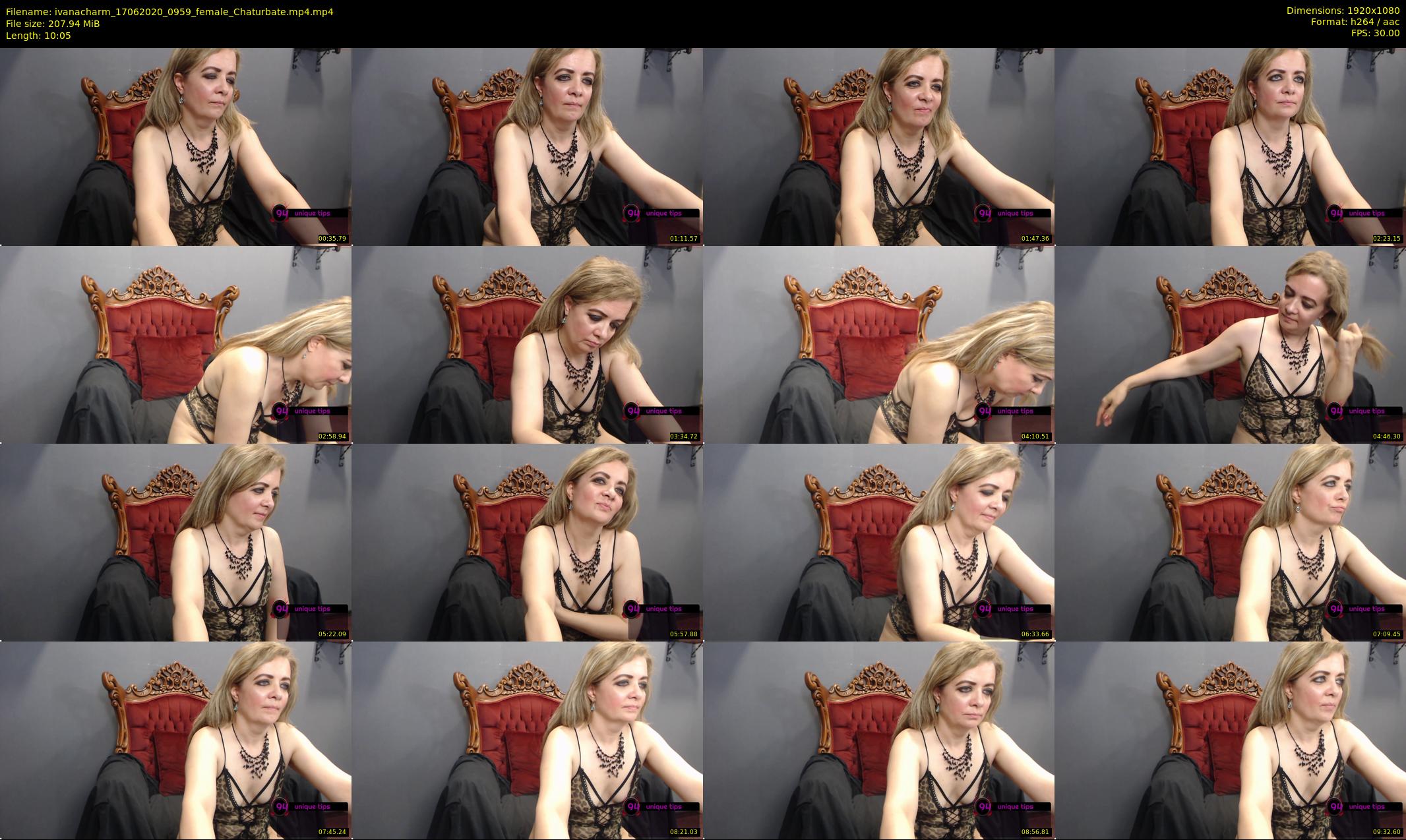 ivanacharm — 11 minute Chaturbate female cam show recording, 1080p, Jun 17, 2020