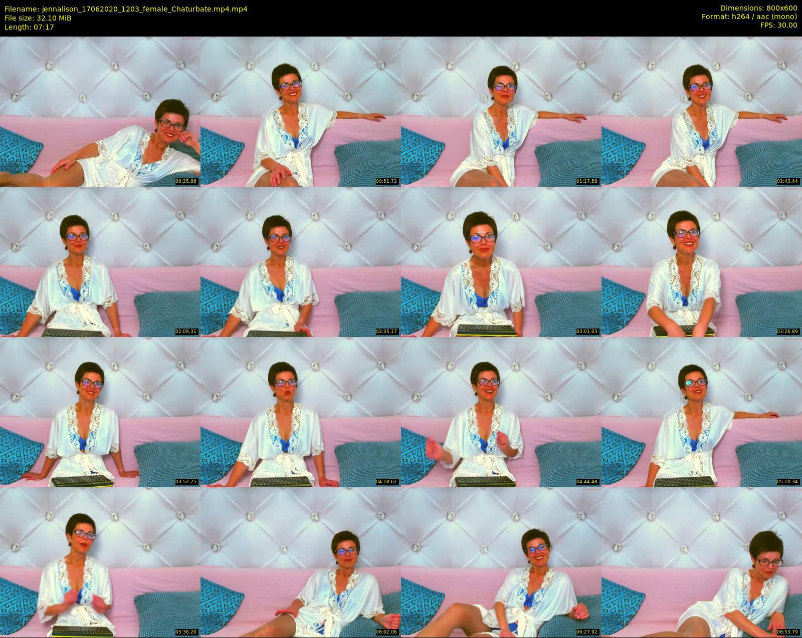 jennalison — 8 minute Chaturbate female cam show recording, 480p, Jun 17, 2020