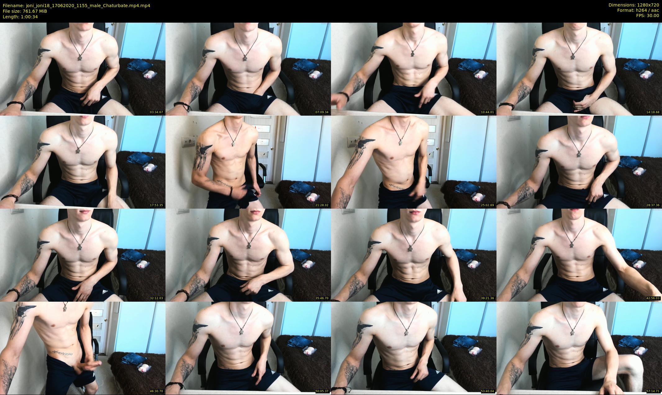 joni_joni18 — 61 minute Chaturbate male cam show recording, 720p, Jun 17, 2020