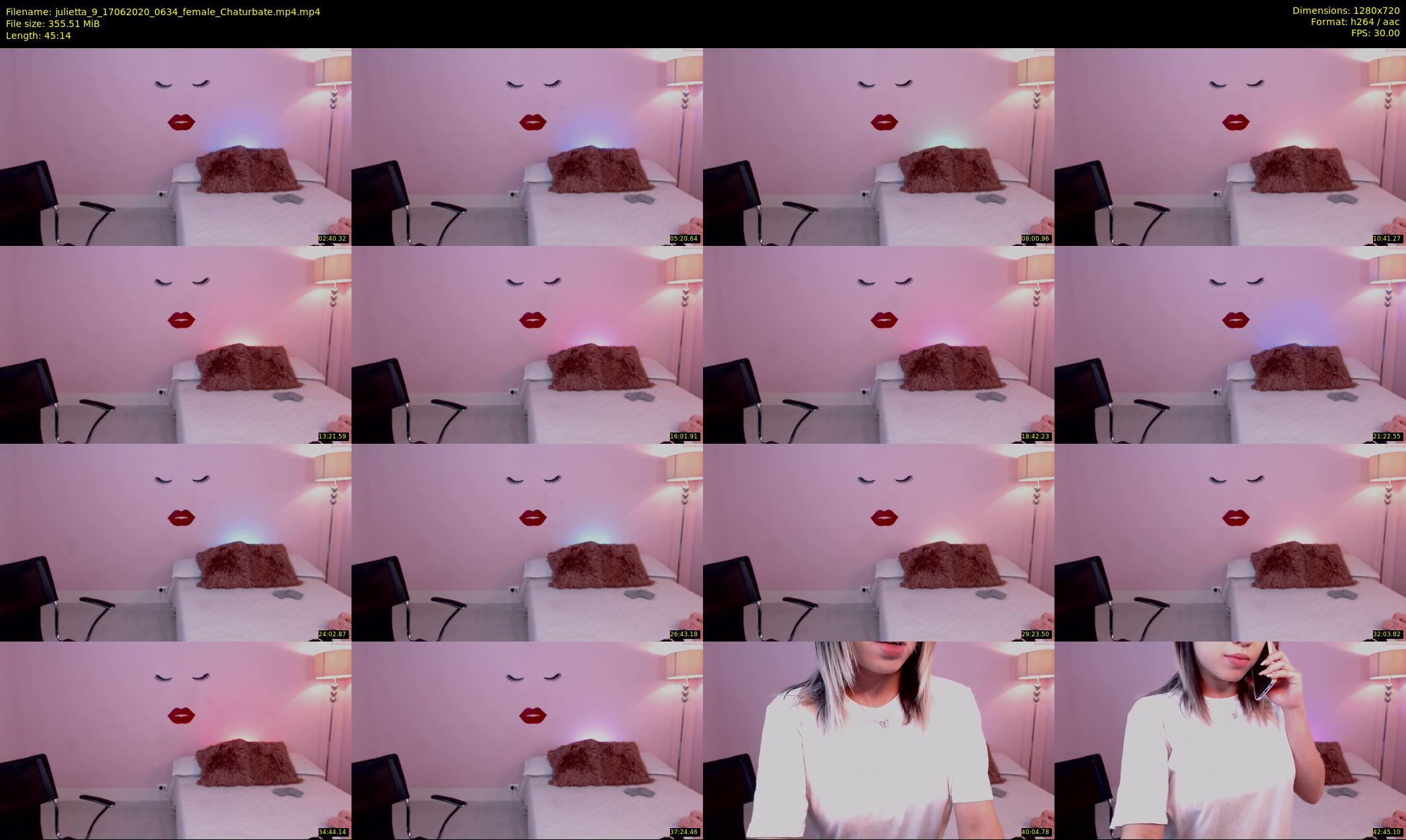 julietta_9 — 46 minute Chaturbate female cam show recording, 720p, Jun 17, 2020