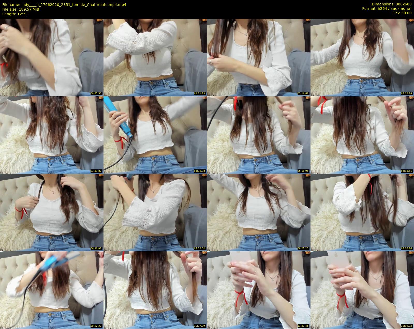 lady____a — 13 minute Chaturbate female cam show recording, 480p, Jun 17, 2020
