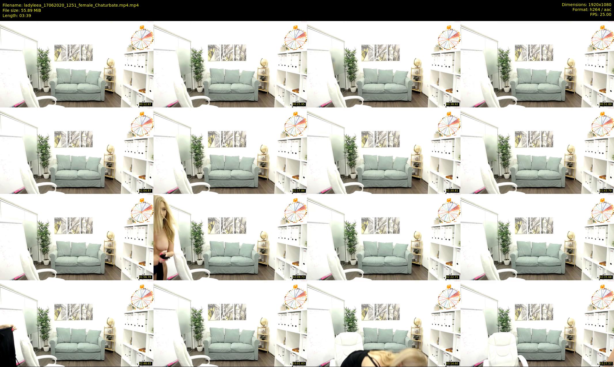 ladyleea — 4 minute Chaturbate female cam show recording, 1080p, Jun 17, 2020