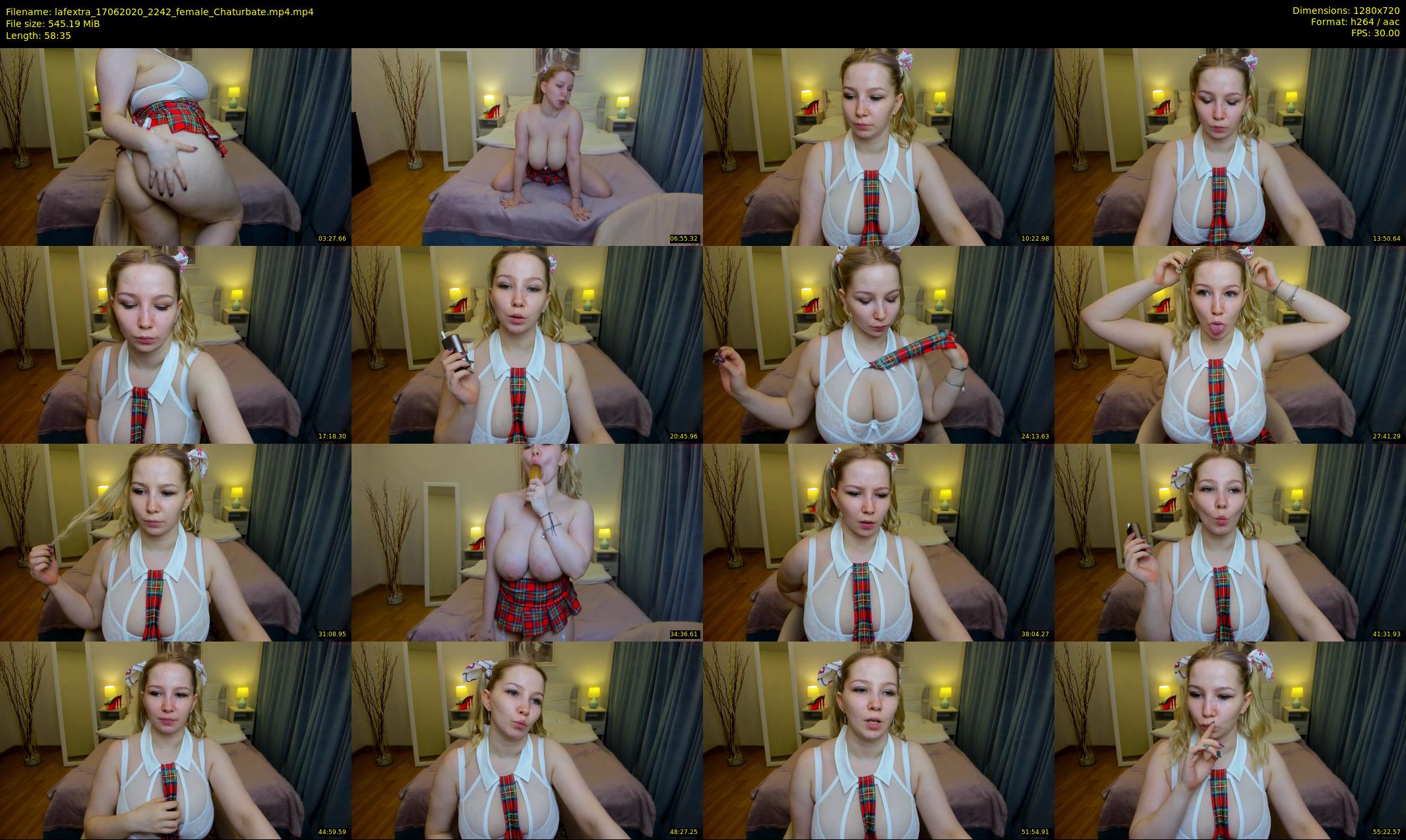 lafextra — 59 minute Chaturbate female cam show recording, 720p, Jun 17, 2020
