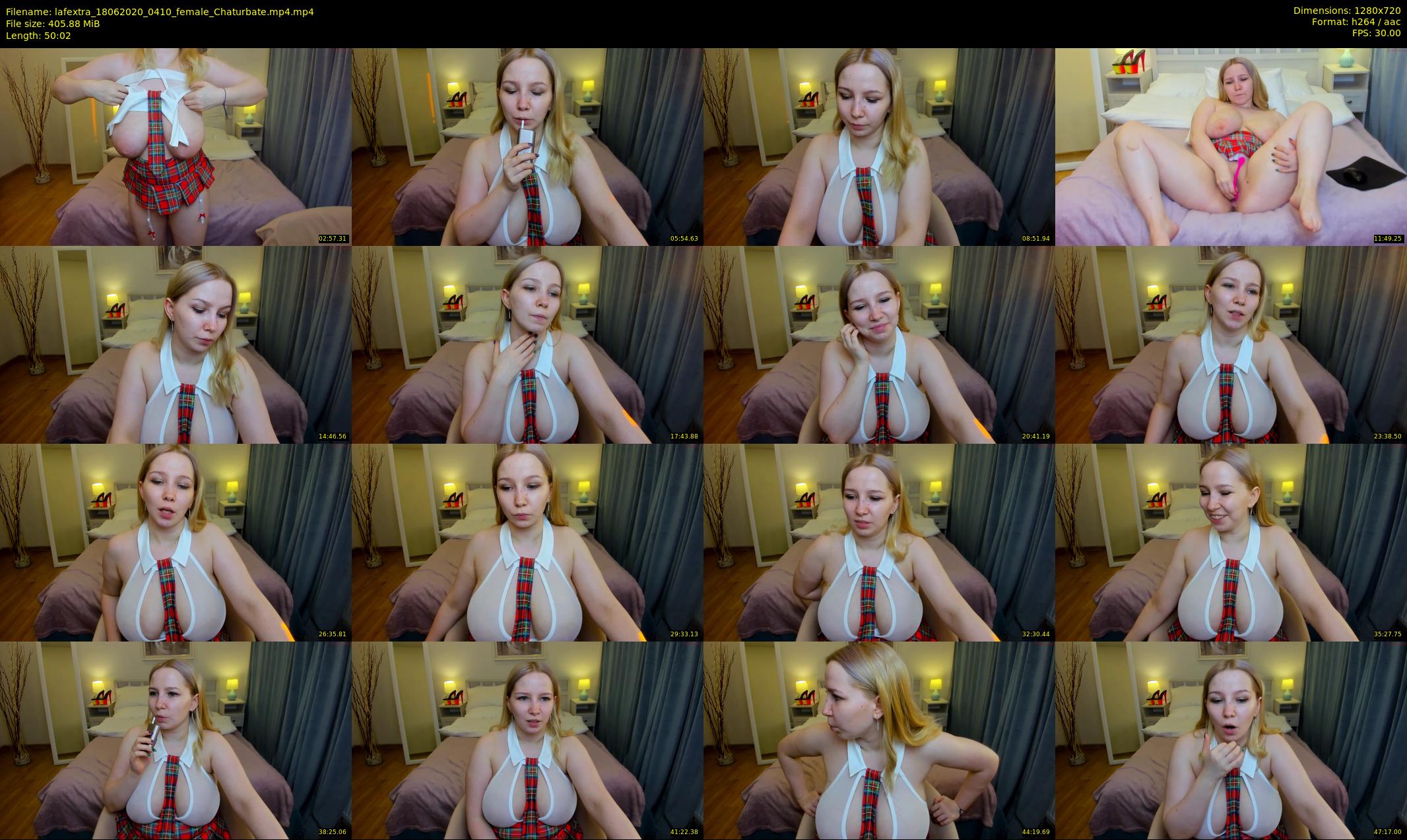 lafextra — 51 minute Chaturbate female cam show recording, 720p, Jun 18, 2020
