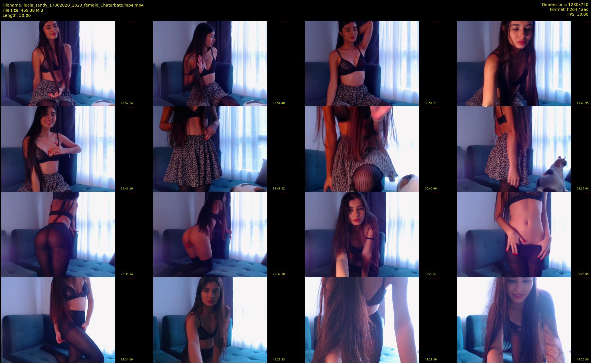 lucia_sandy — 50 minute Chaturbate female cam show recording, 720p, Jun 17, 2020