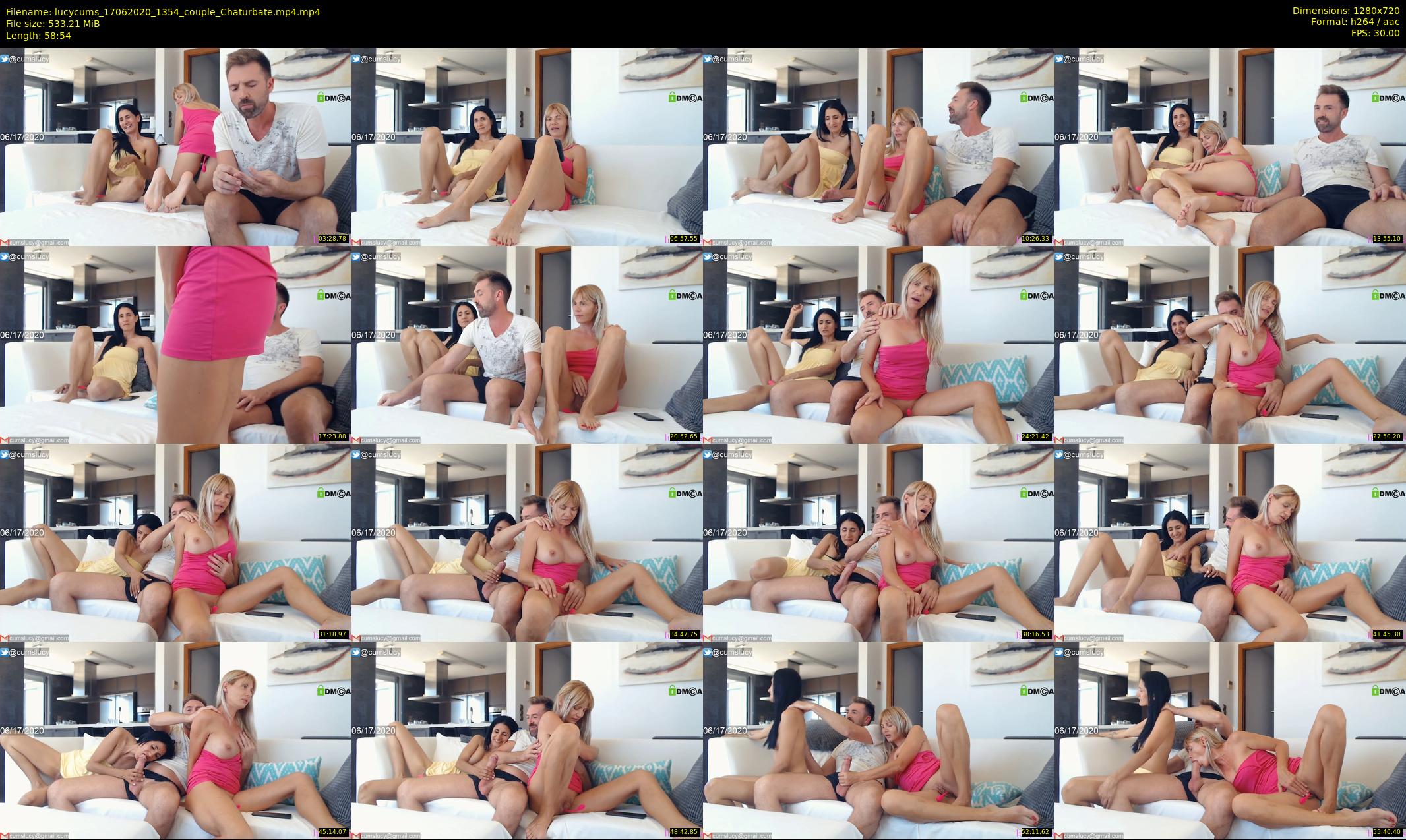 lucycums — 59 minute Chaturbate couple cam show recording, 720p, Jun 17, 2020